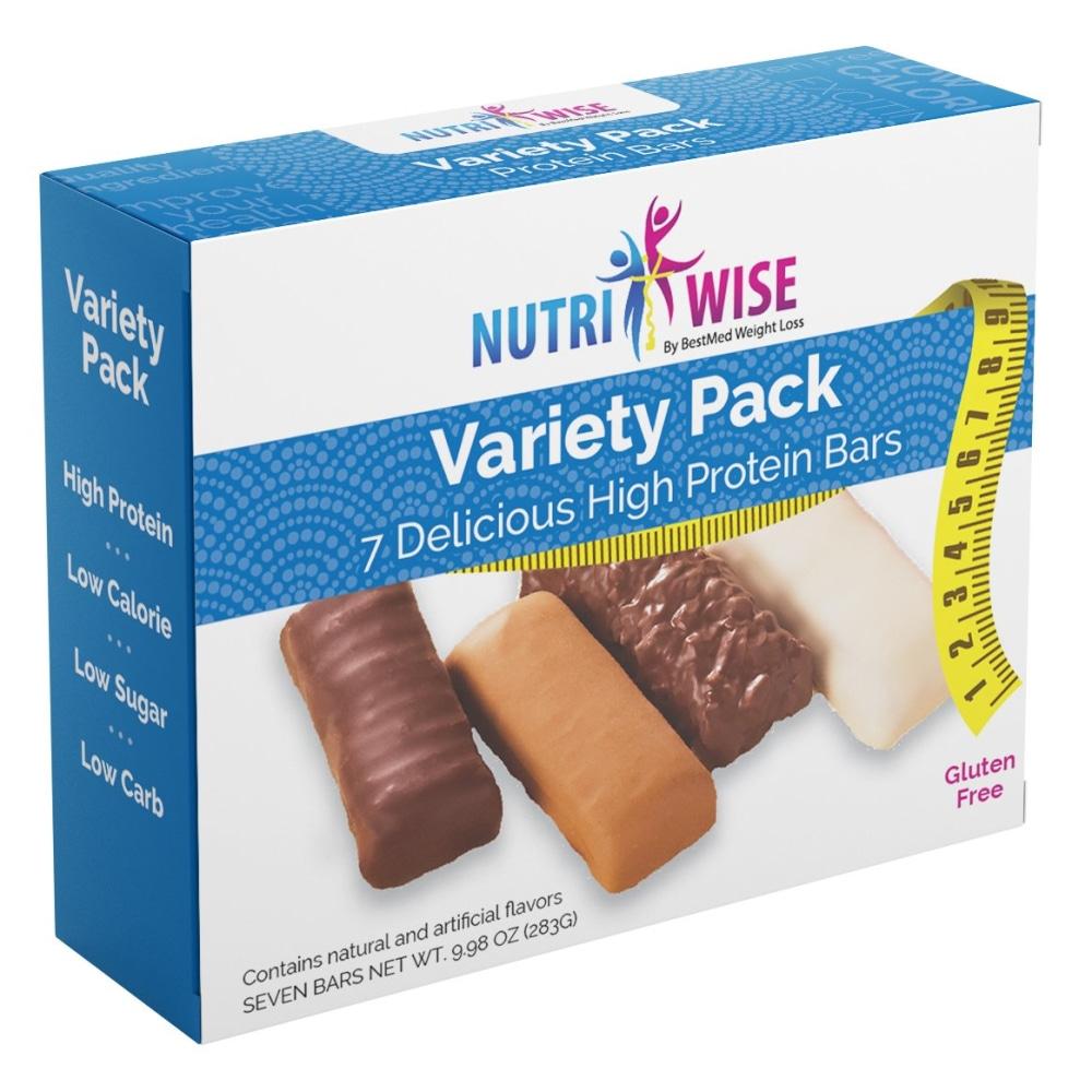 NutriWise Variety Pack Bars (7/Box)