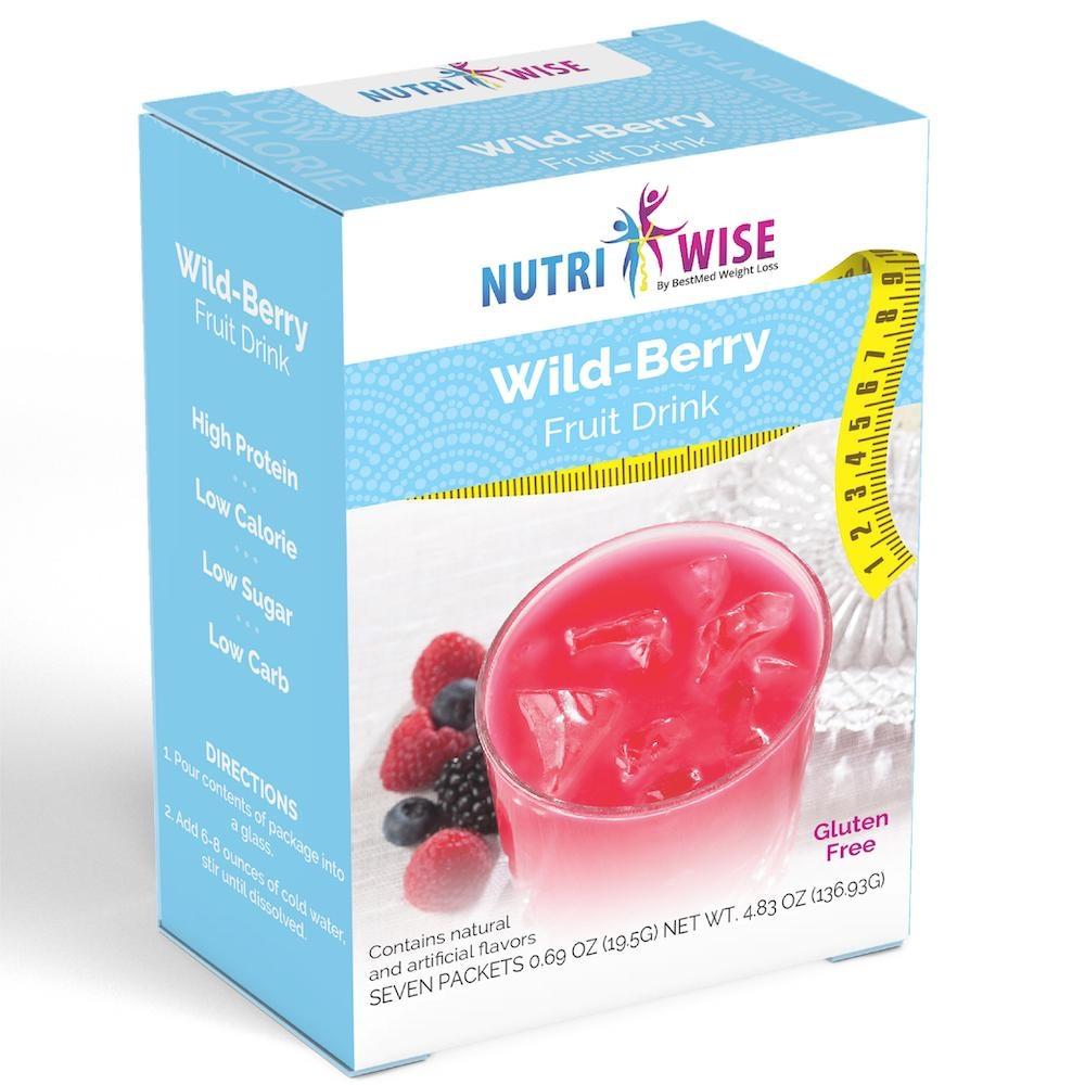 NutriWise® Wild Berry Fruit Drink (7/Box)