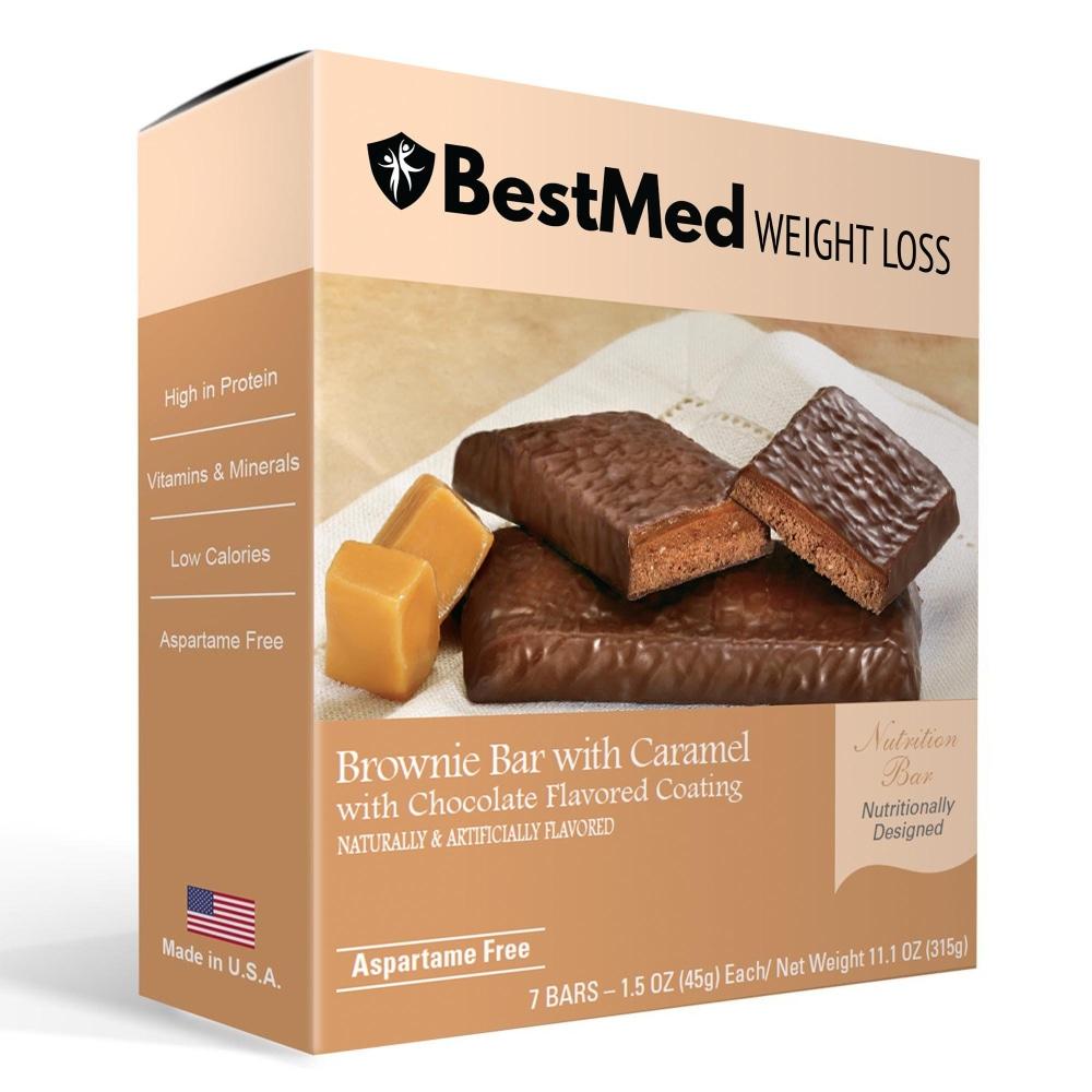 BestMed Protein Snack Bar, Brownie with Caramel (7ct)