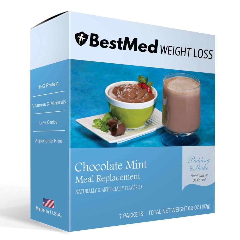 BestMed Pudding & Shake, Chocolate Mint (7/ct)