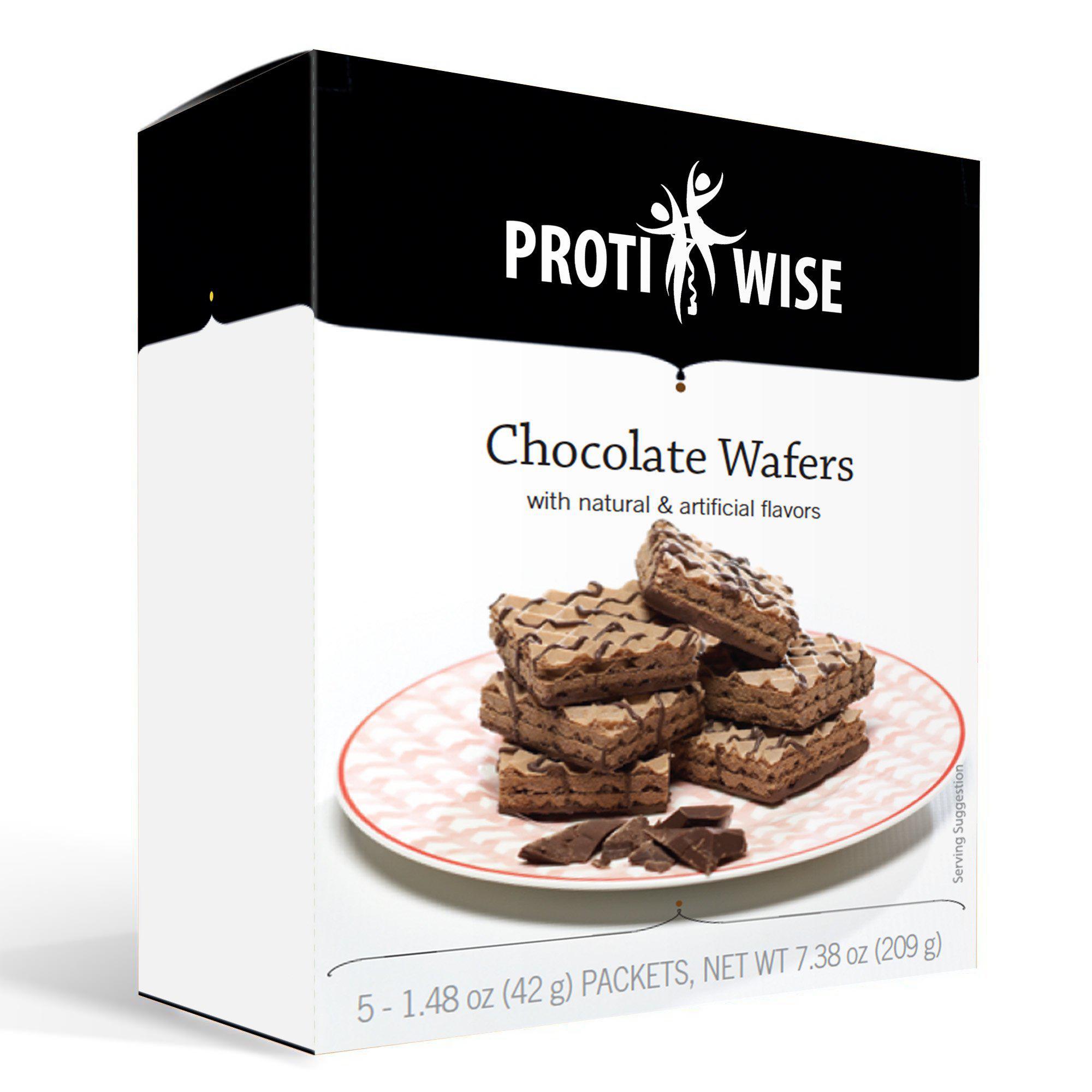 ProtiWise Chocolate Wafers (5/Box)