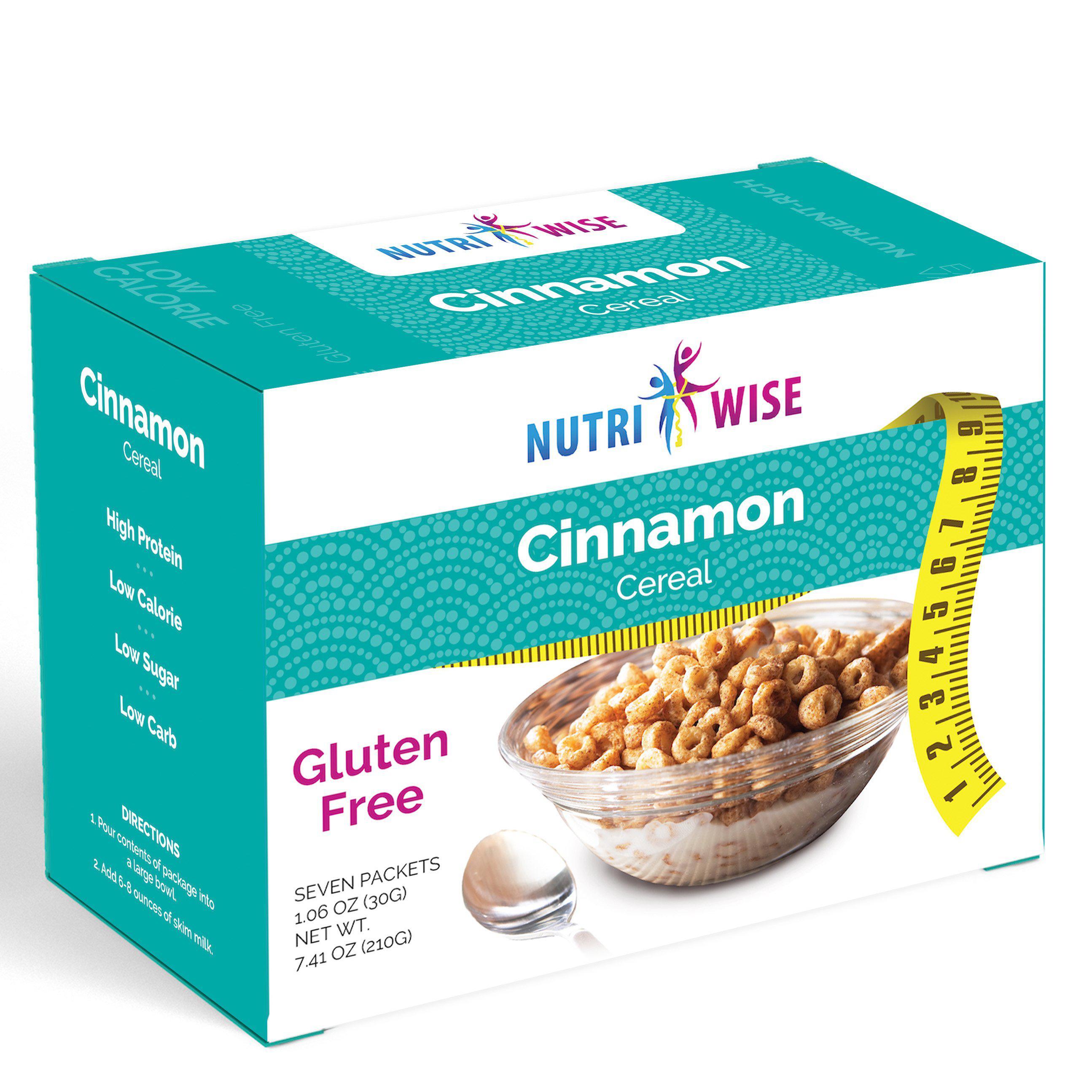 NutriWise Cinnamon Cereal (7/Box)