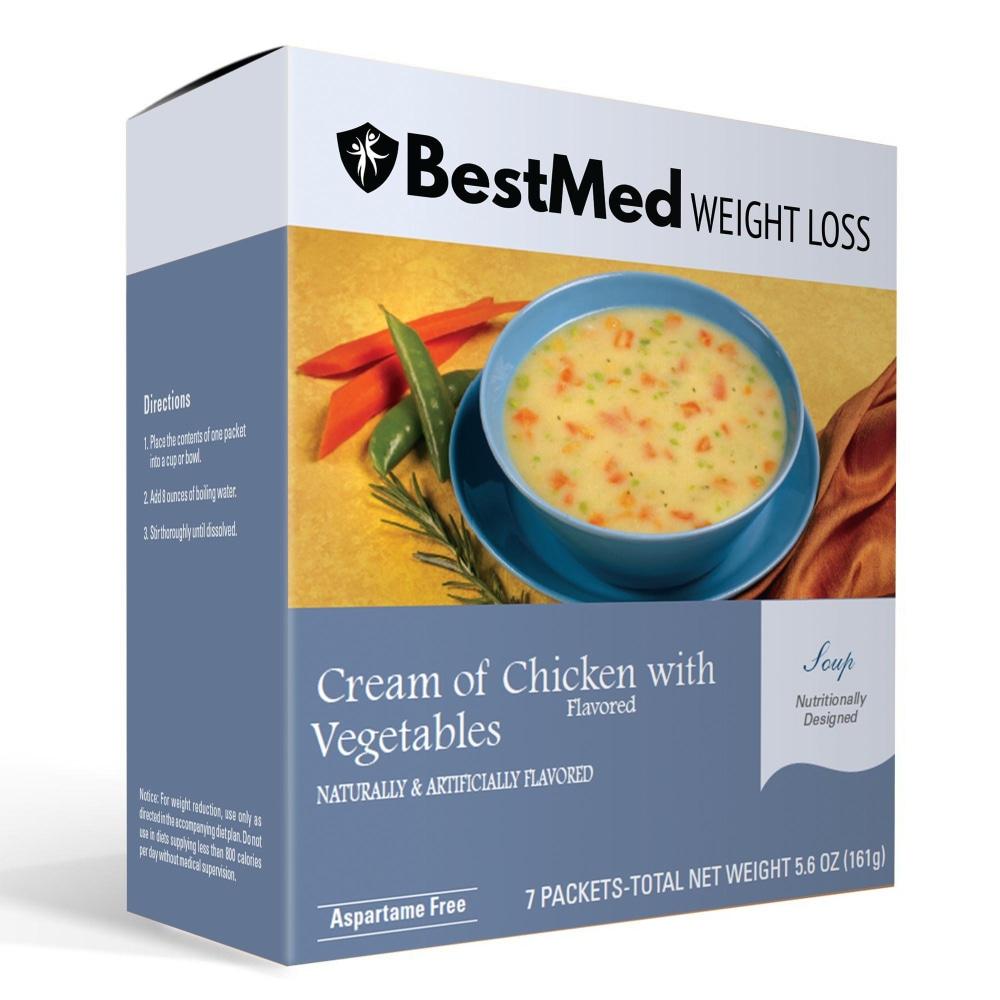 BestMed Protein Soup, Cream of Chicken with Vegetable (7ct)