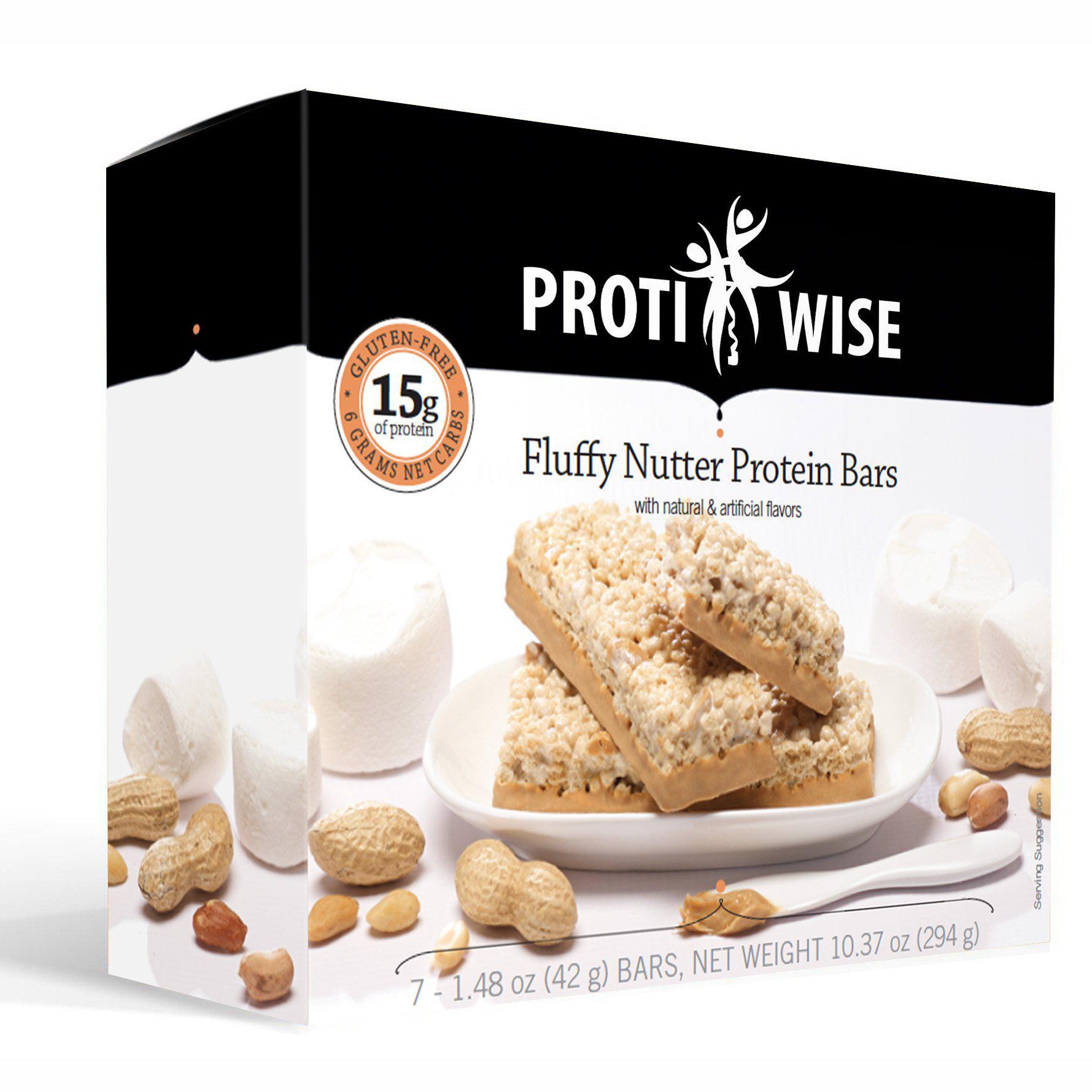 ProtiWise Fluffy Nutter Bars (7/Box)