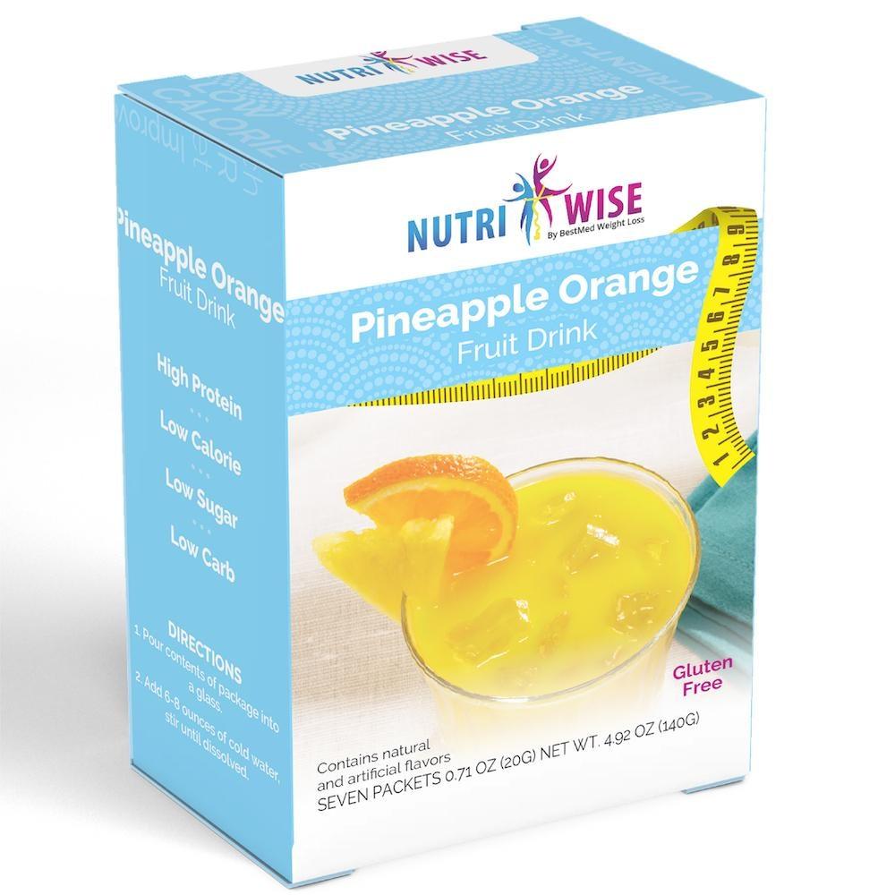 NutriWise Pineapple Orange Fruit Drink (7/Box)