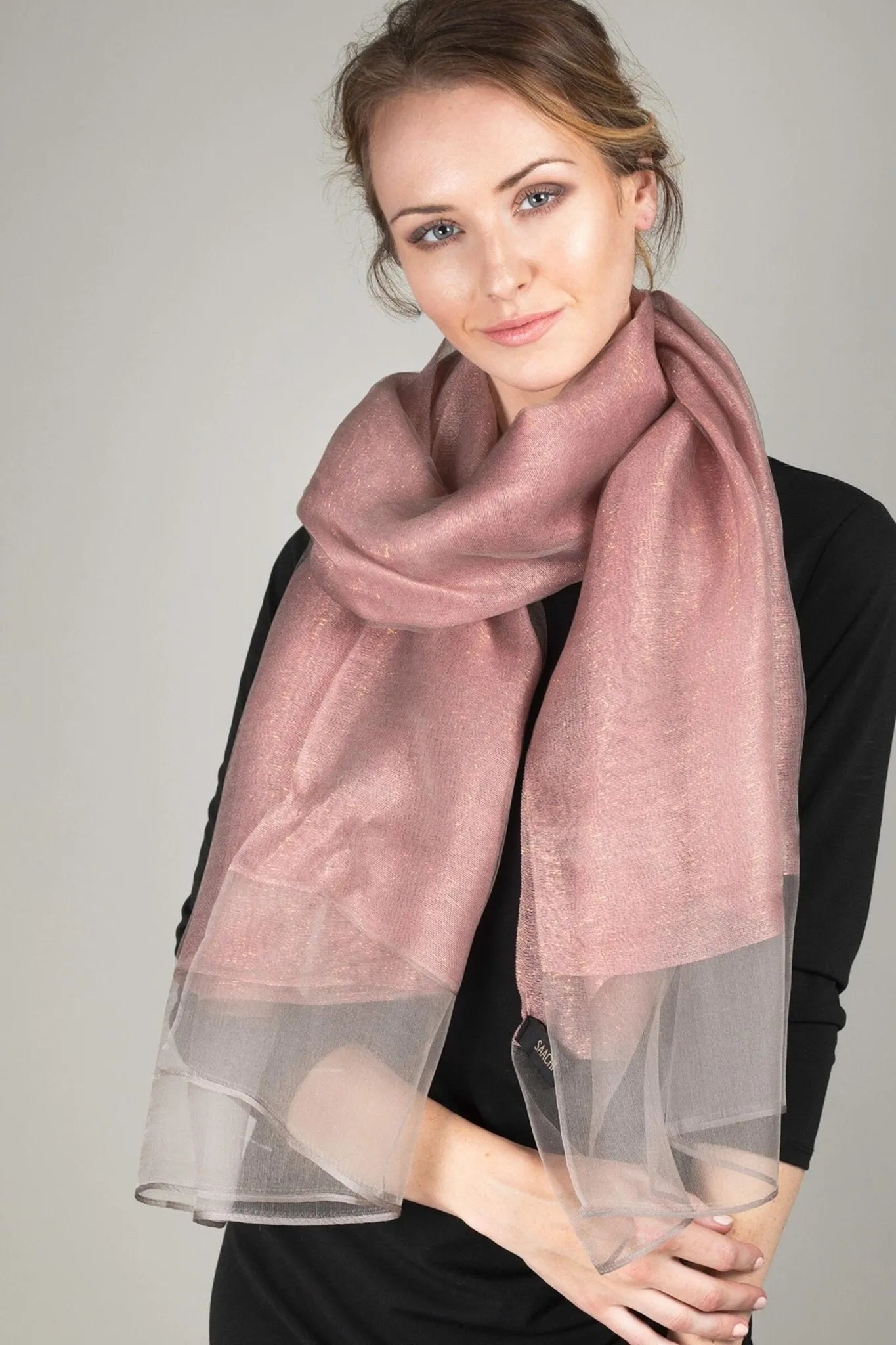 Silk Sparkle Wrap Scarf