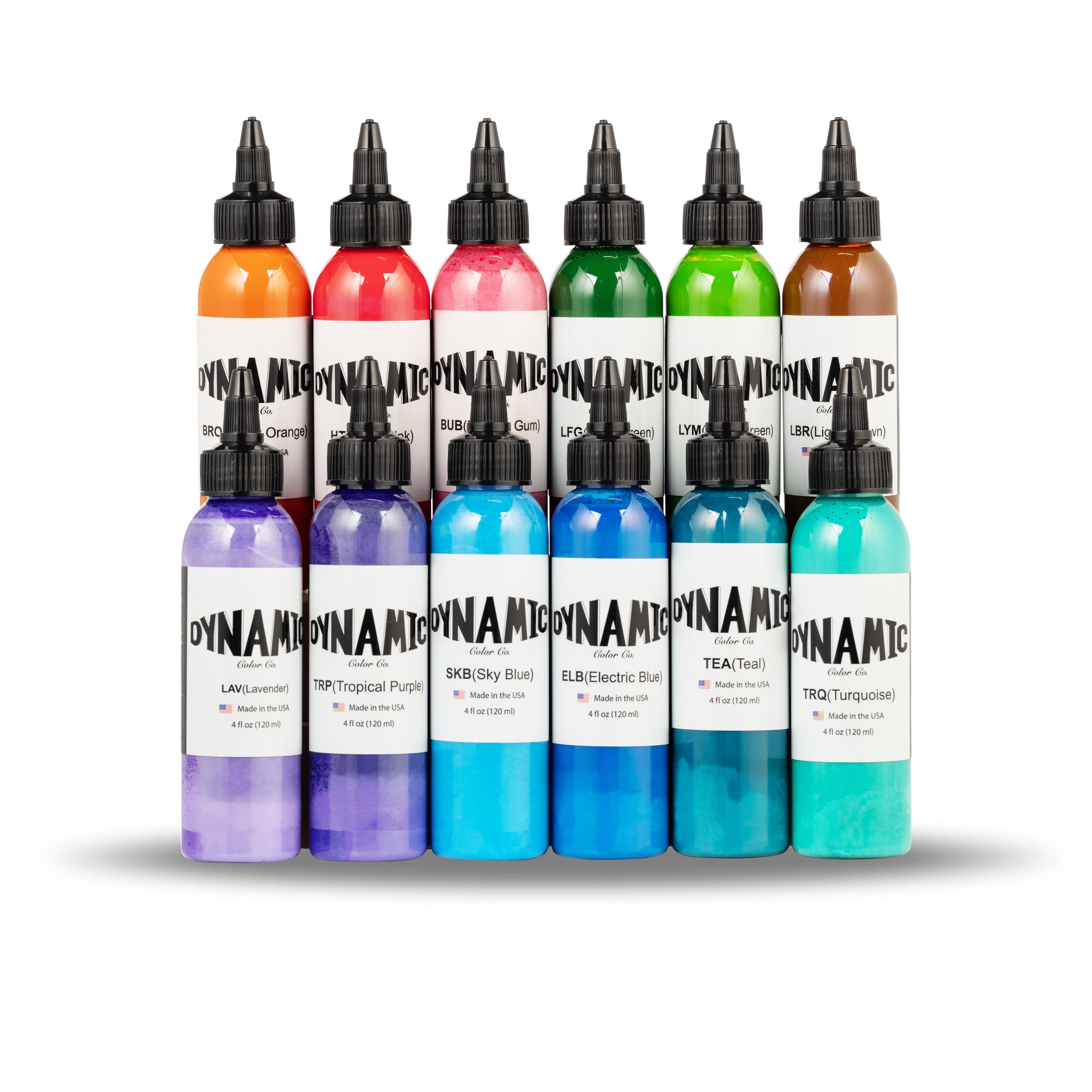Circa 2003 Tattoo Ink Color Set - 4 oz. Bottles