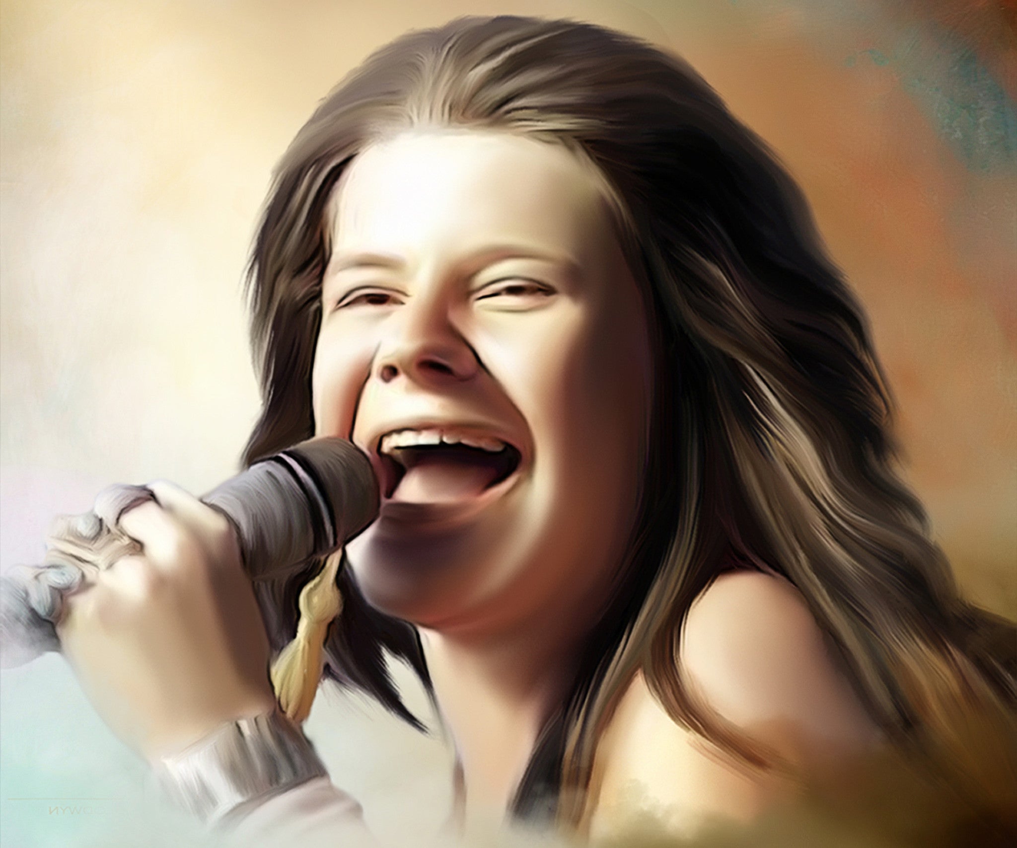 Janis Joplin Digital Painting
