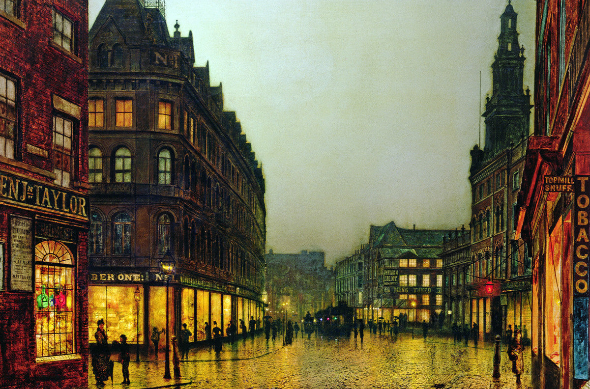 John Atkinson Grimshaw - Boar Lane Leeds