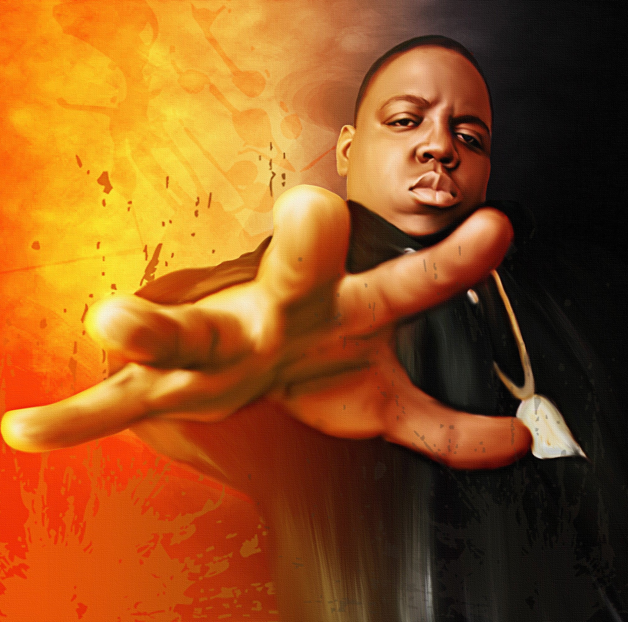 Notorious Big Digital Painting