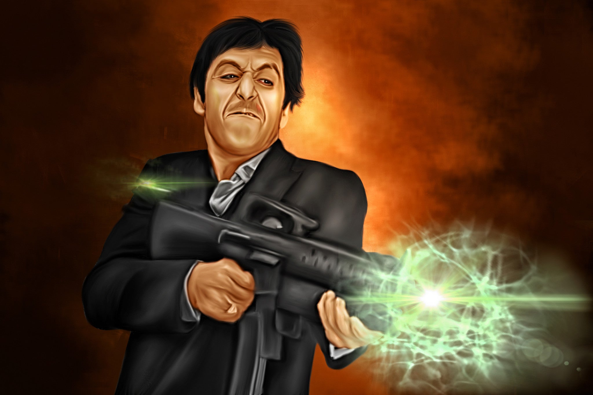 Scarface Digital Painting