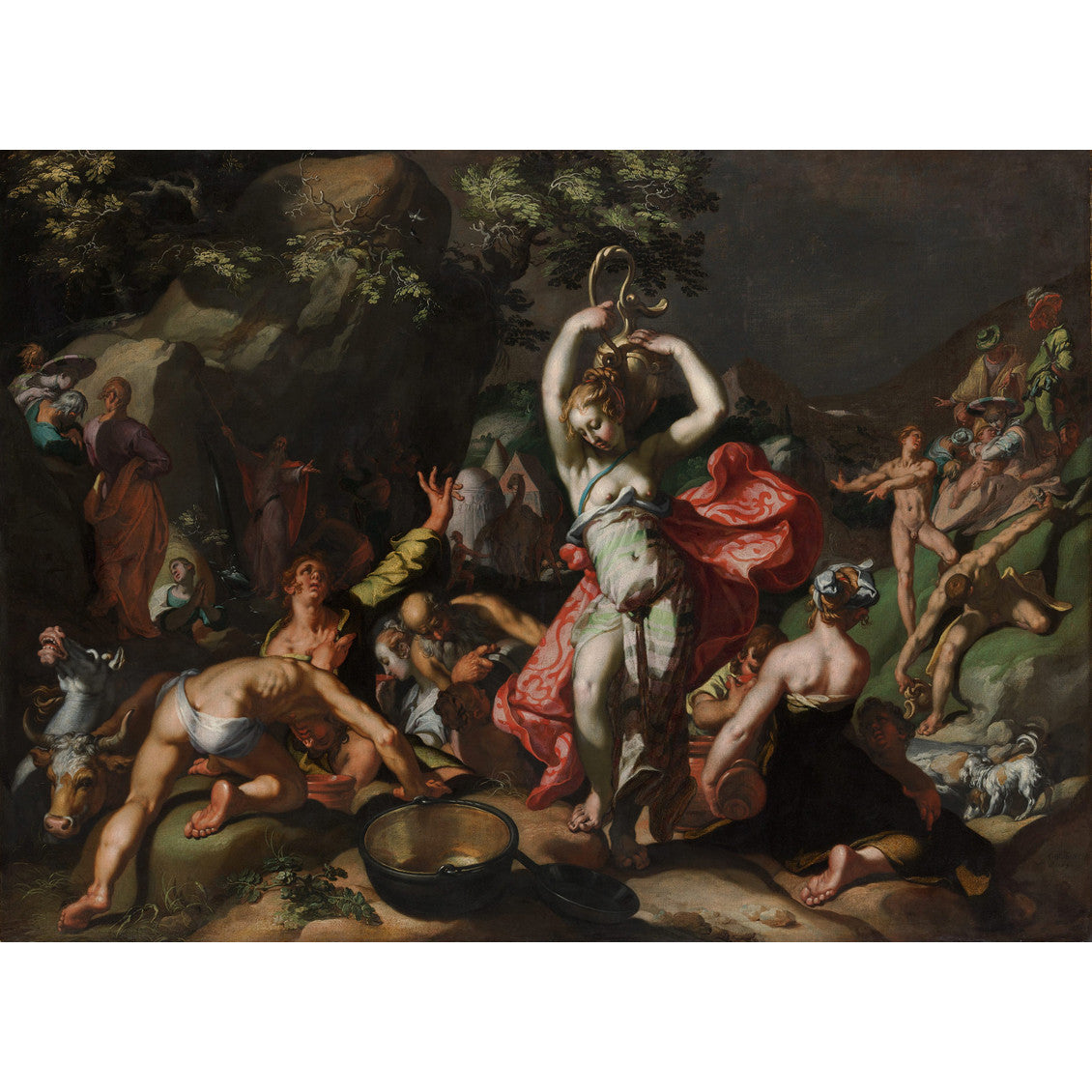Abraham Bloemaert - Moses Striking the Rock