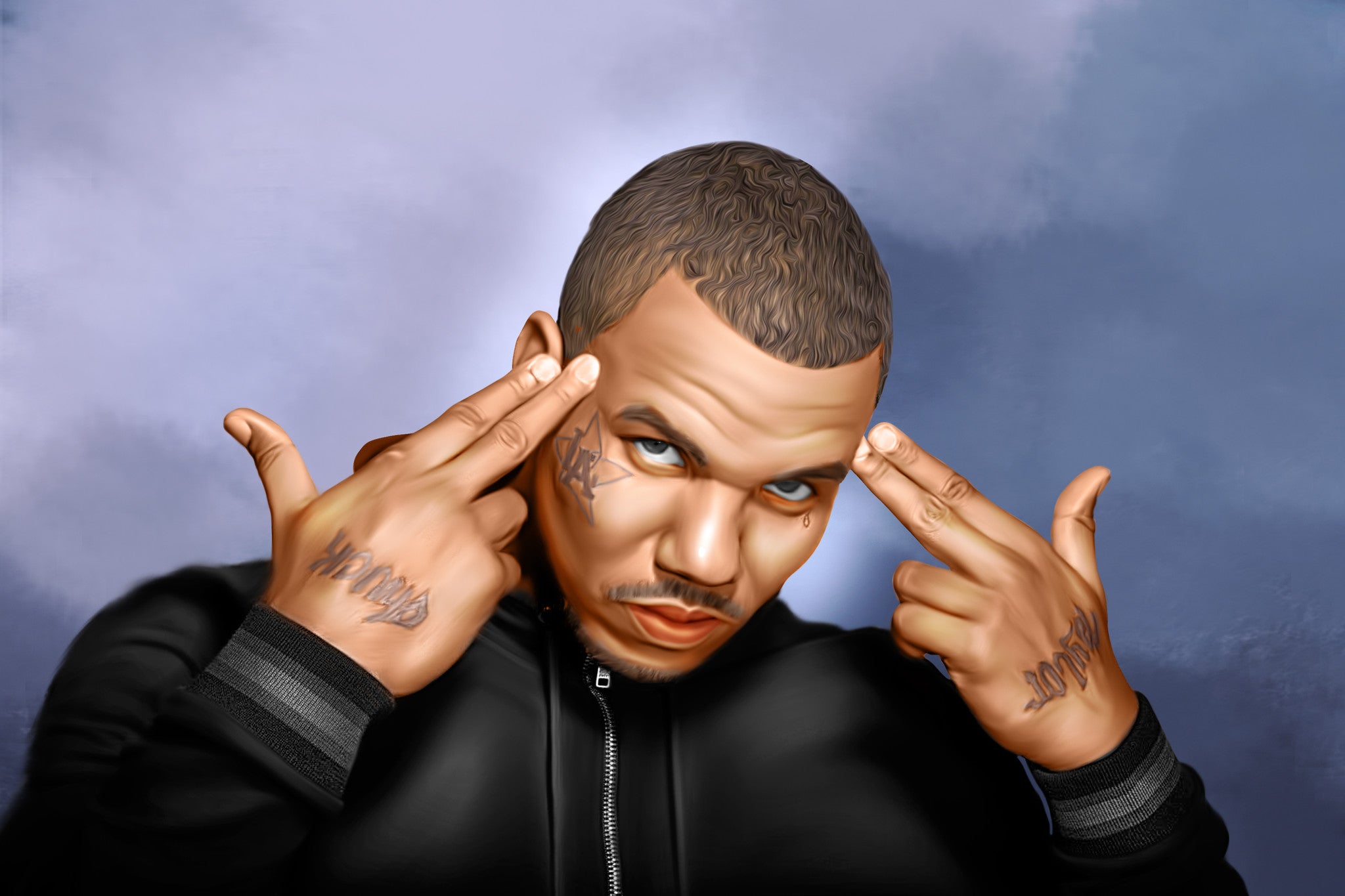 The Game Digital Painting