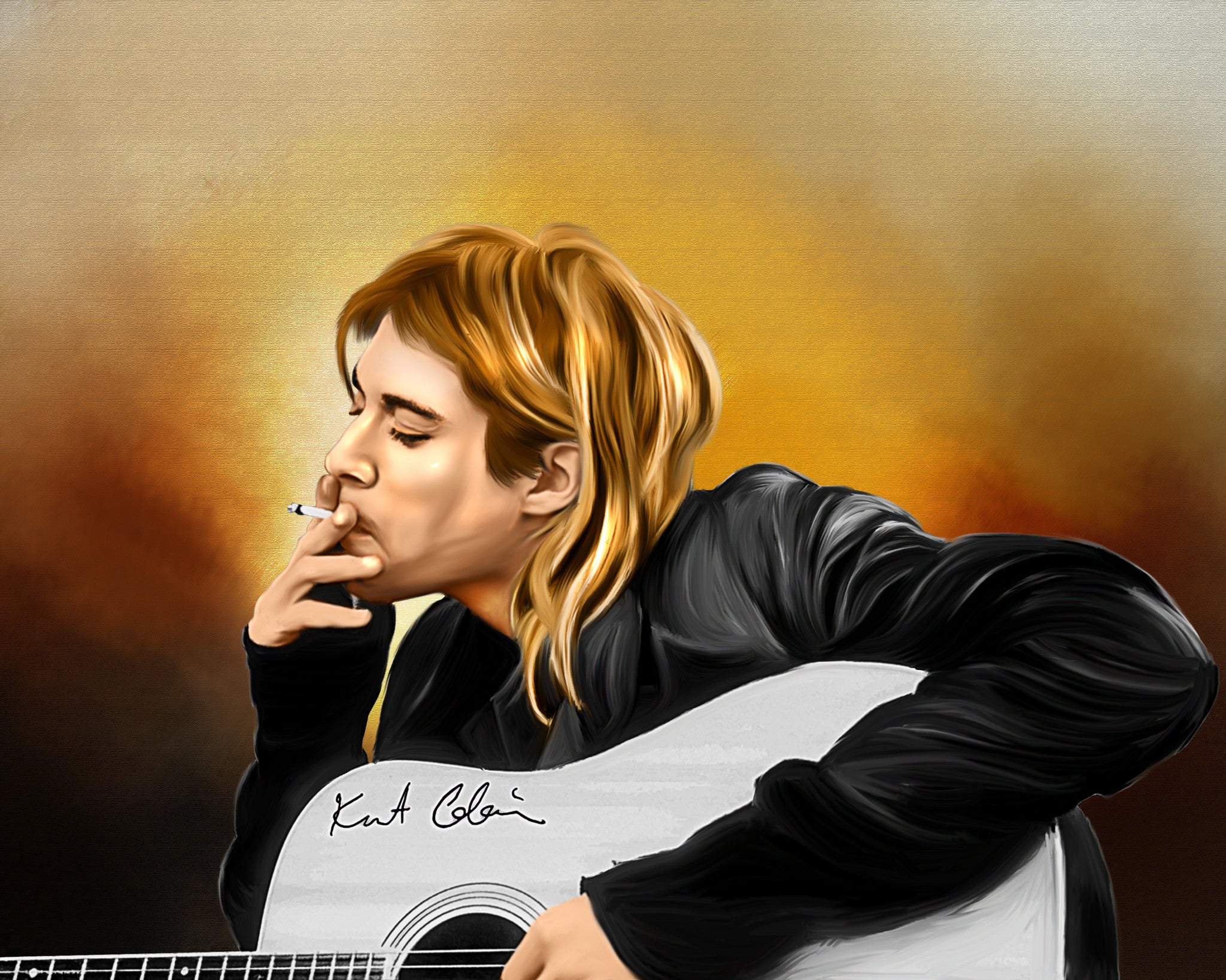 Kurt Cobain Digital Painting