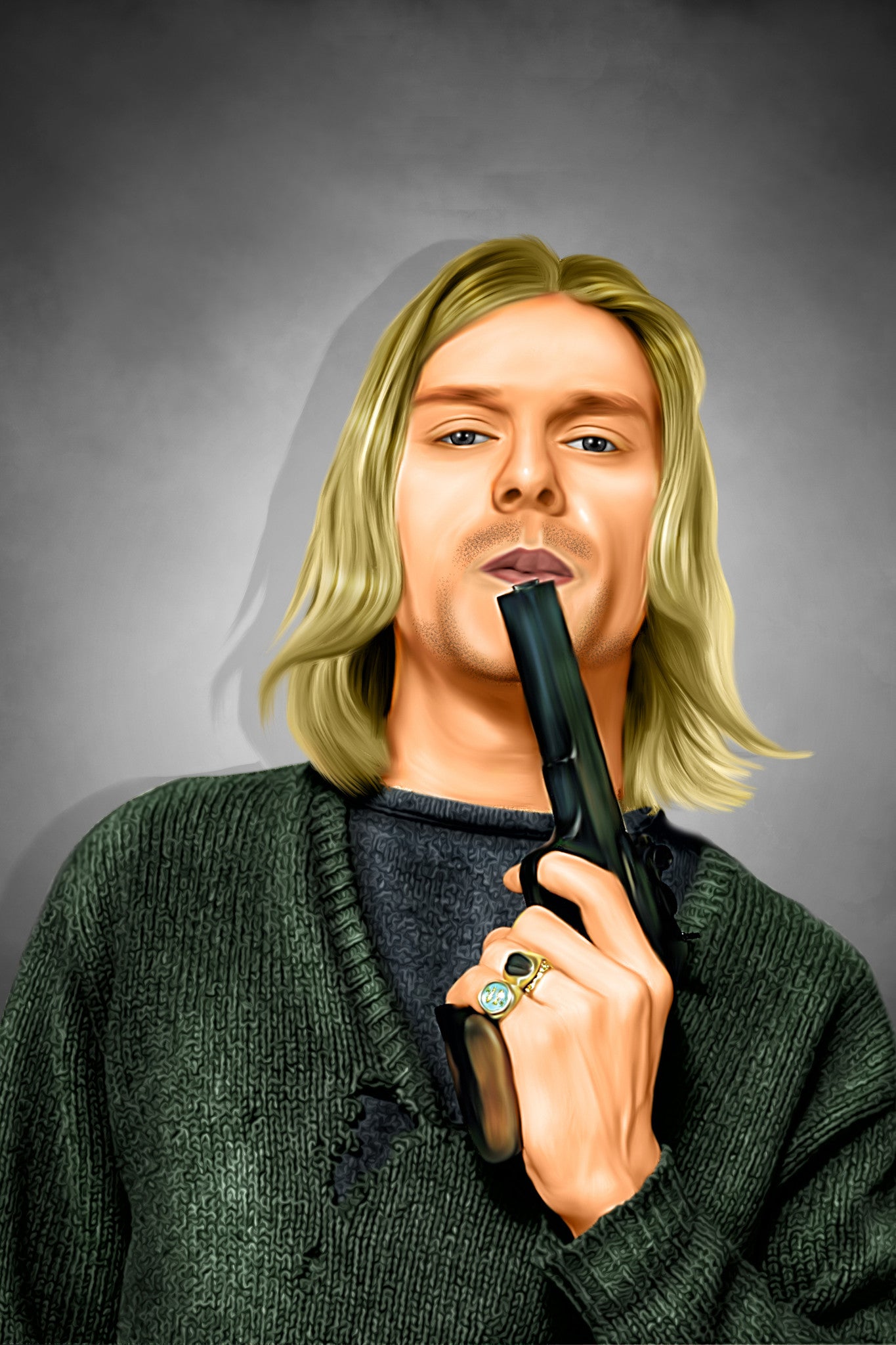 Kurt Cobain Digital Painting