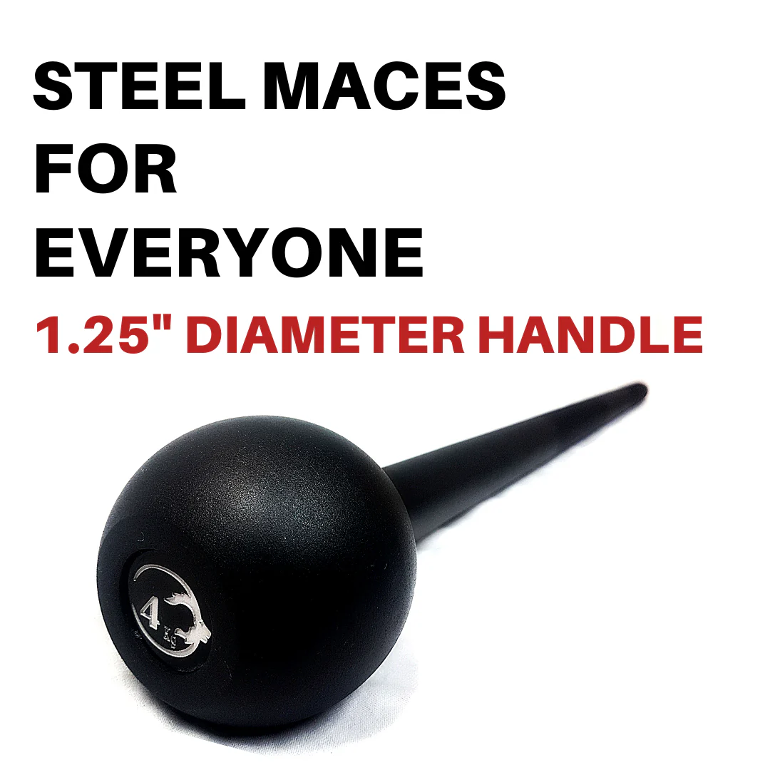 Steel Maces - 1.25" Diameter Handle