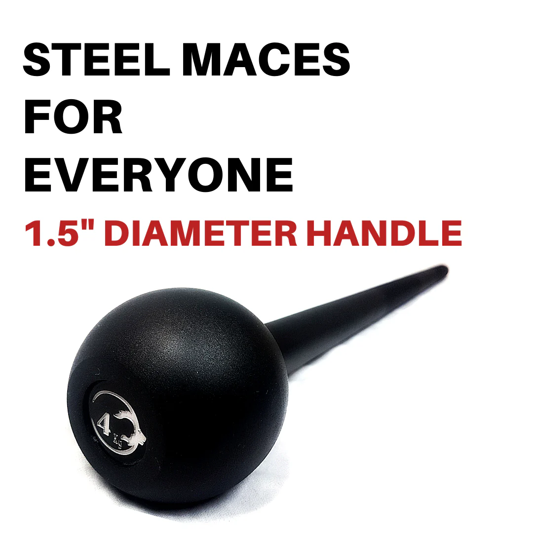 Steel Maces - 1.5" Diameter Handle