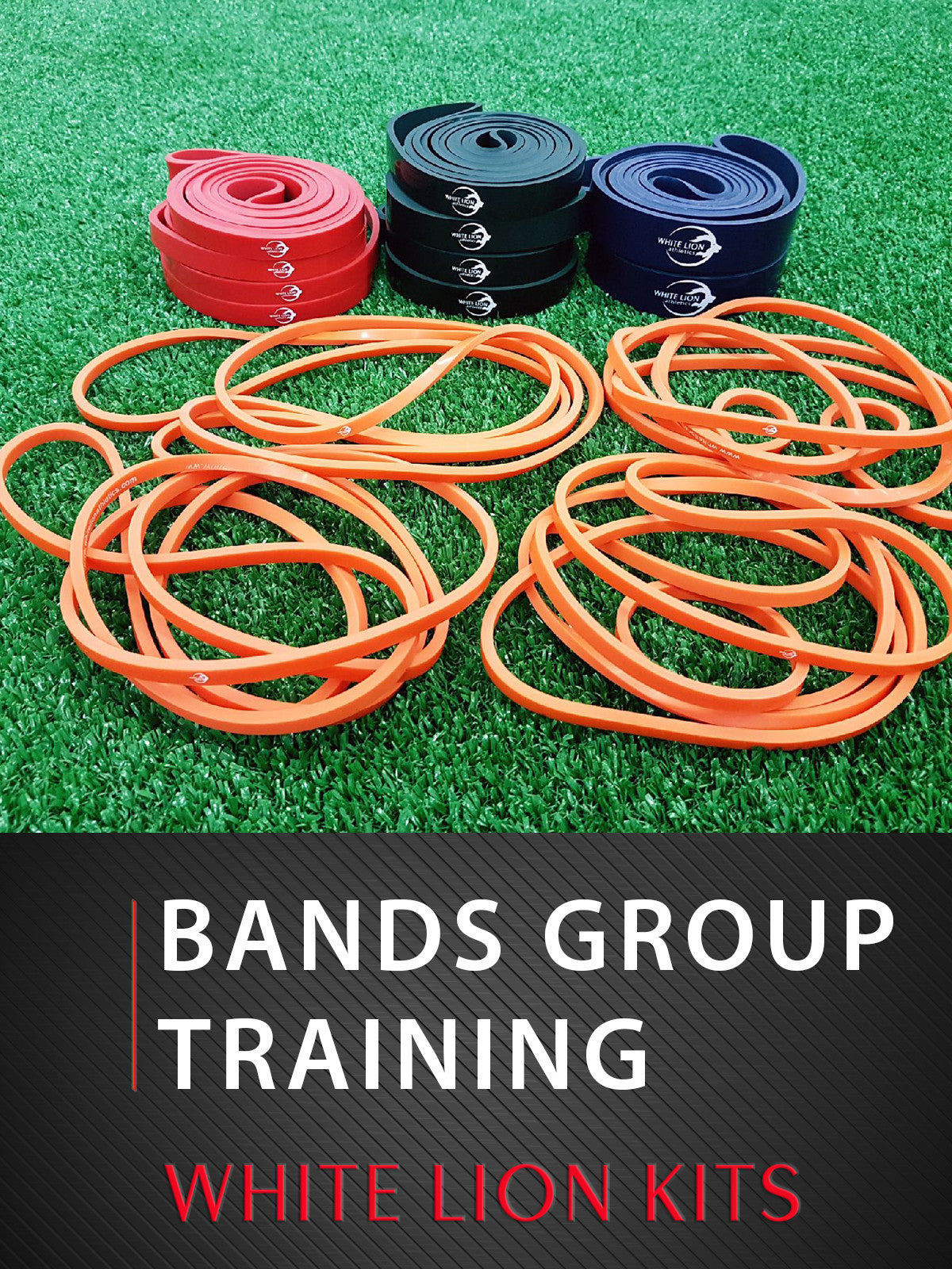 Group Training Resistance Bands KIT| 14 Resistance Bands| 4 Resistance Levels