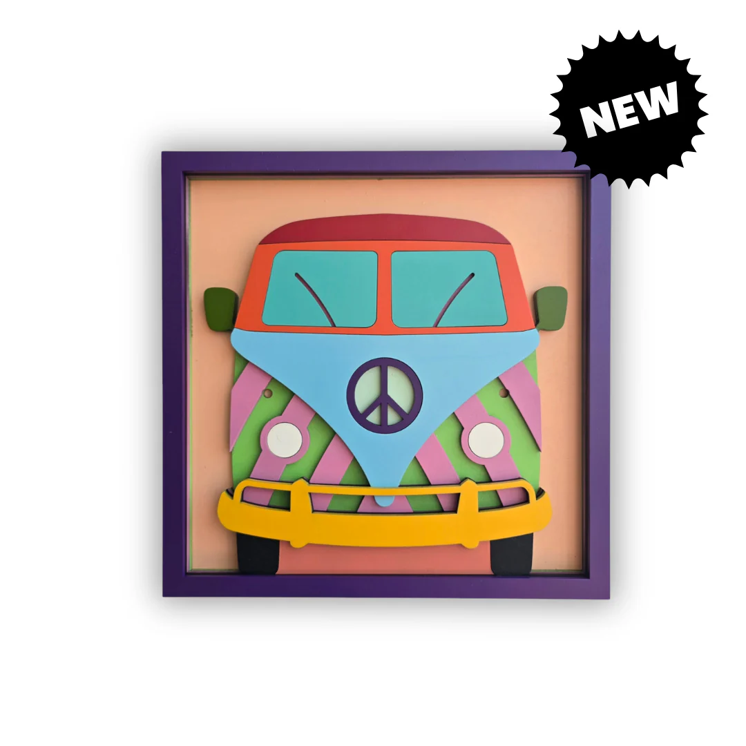 Hippie Van - Wall Decor