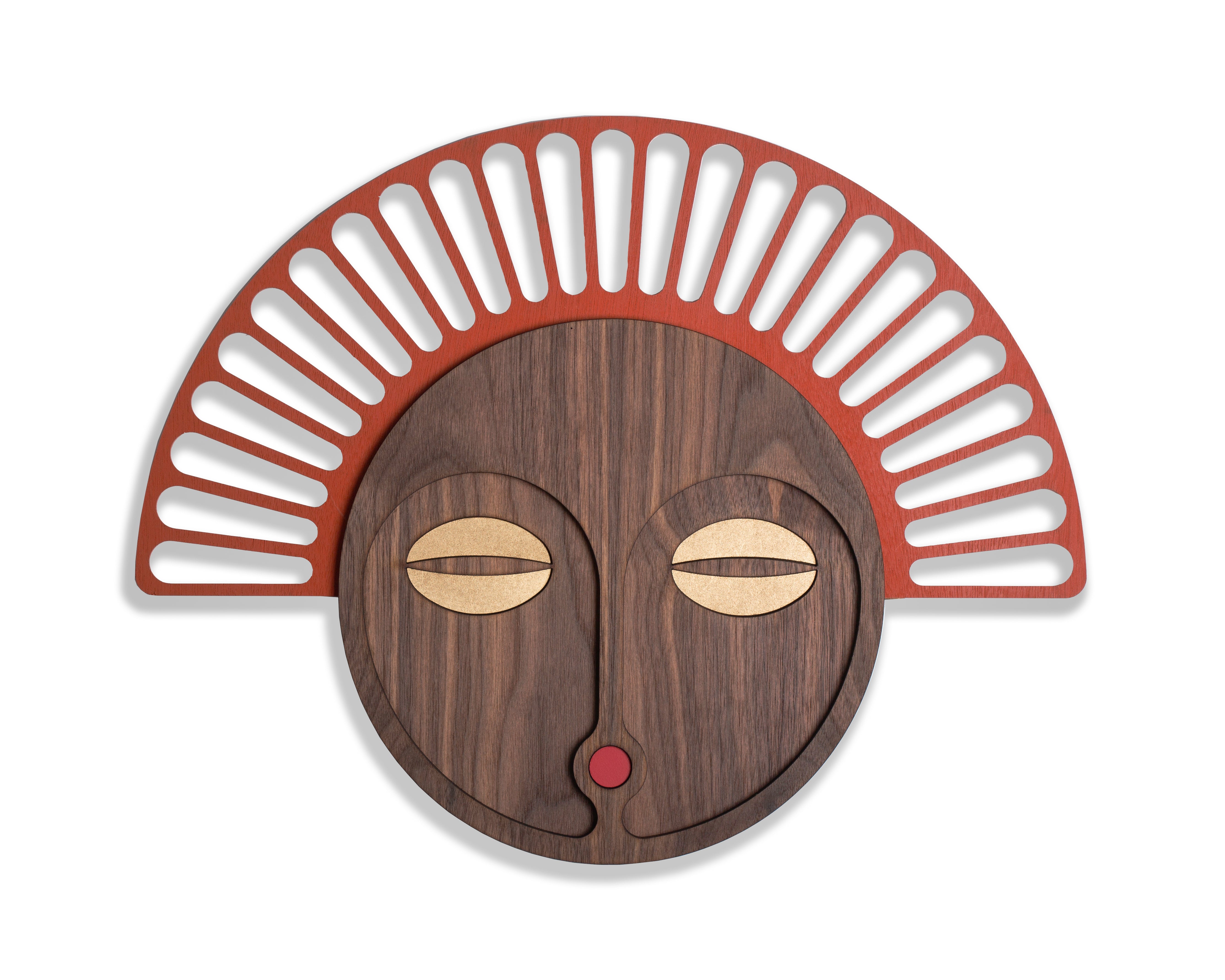 Modern African Mask #23 - African Wall Art