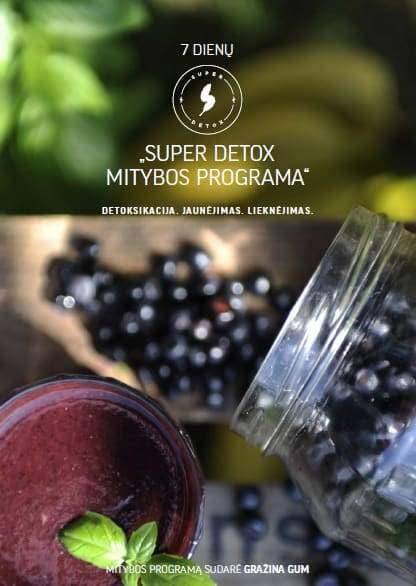 -30% Elektroninė knyga: 7 Dienų Super Detox Mitybos Programa
