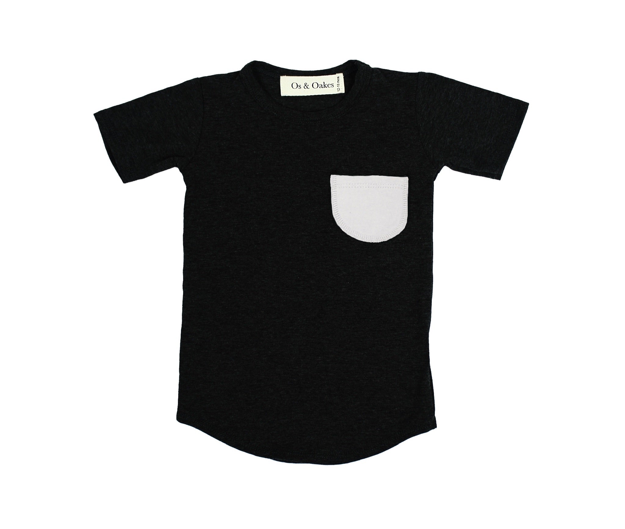 kids bamboo pocket tee