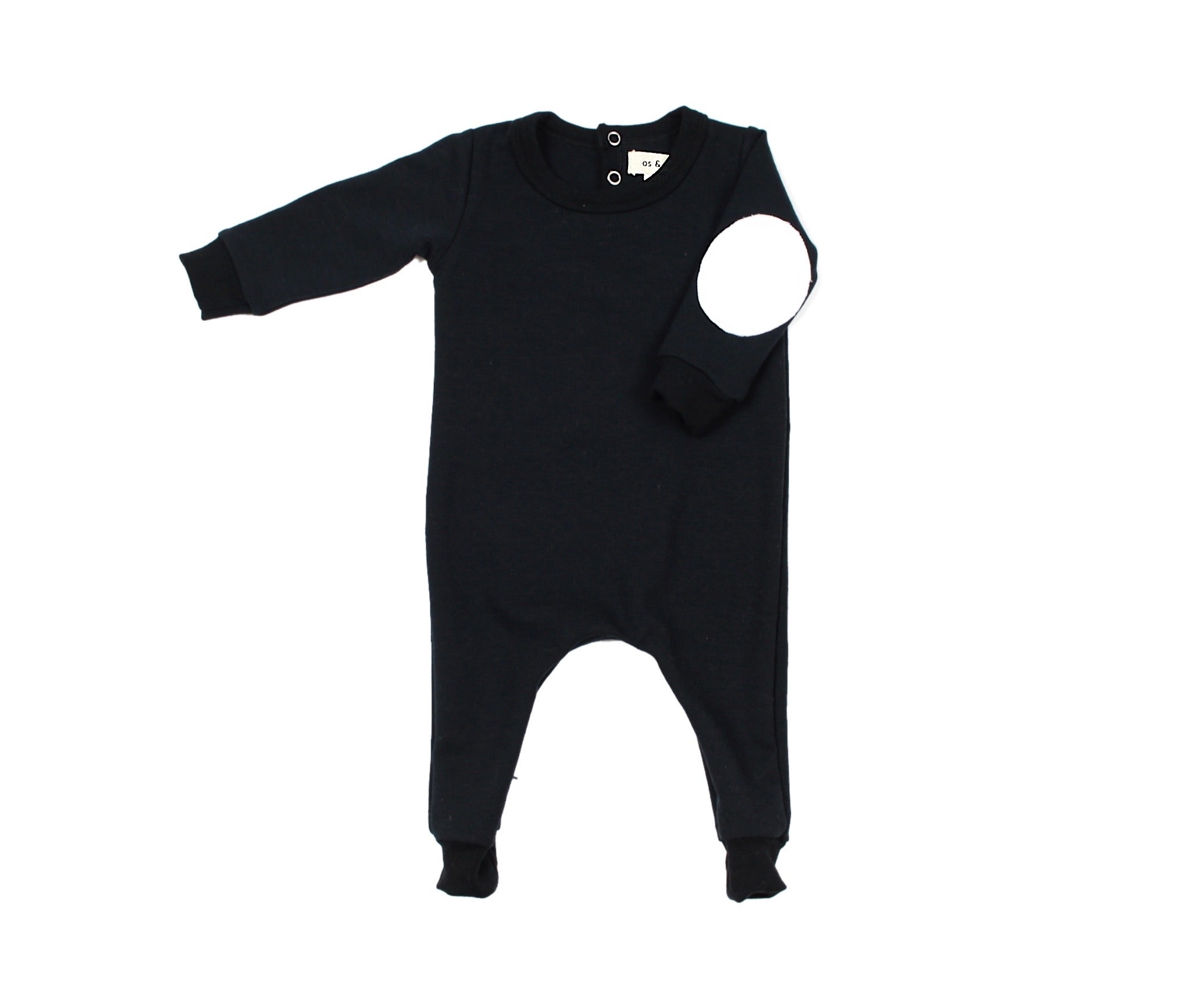 baby bamboo french terry romper