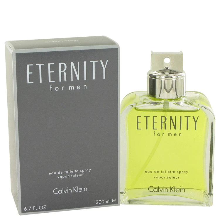 ETERNITY by Calvin Klein Eau De Toilette Spray 6.7 oz for Men