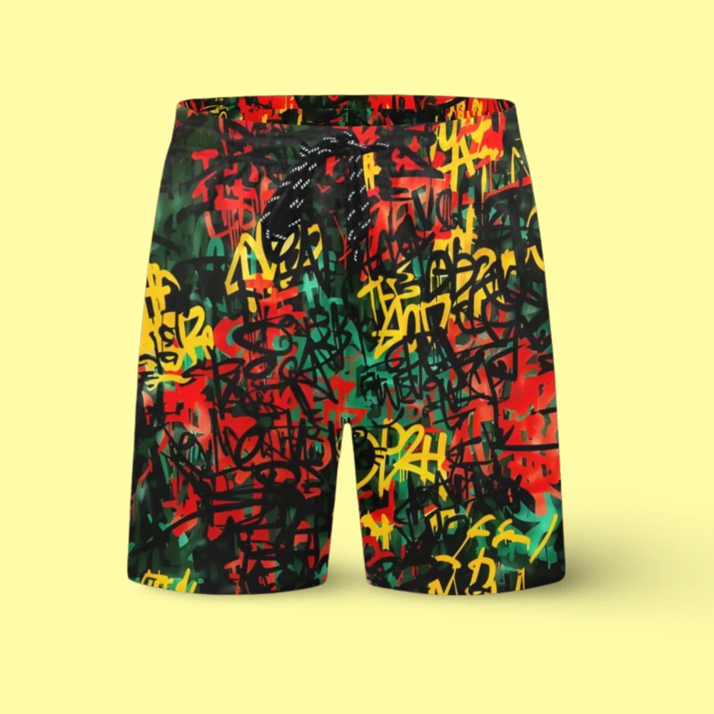 Men's Mid-Length Beach Shorts South Bronx