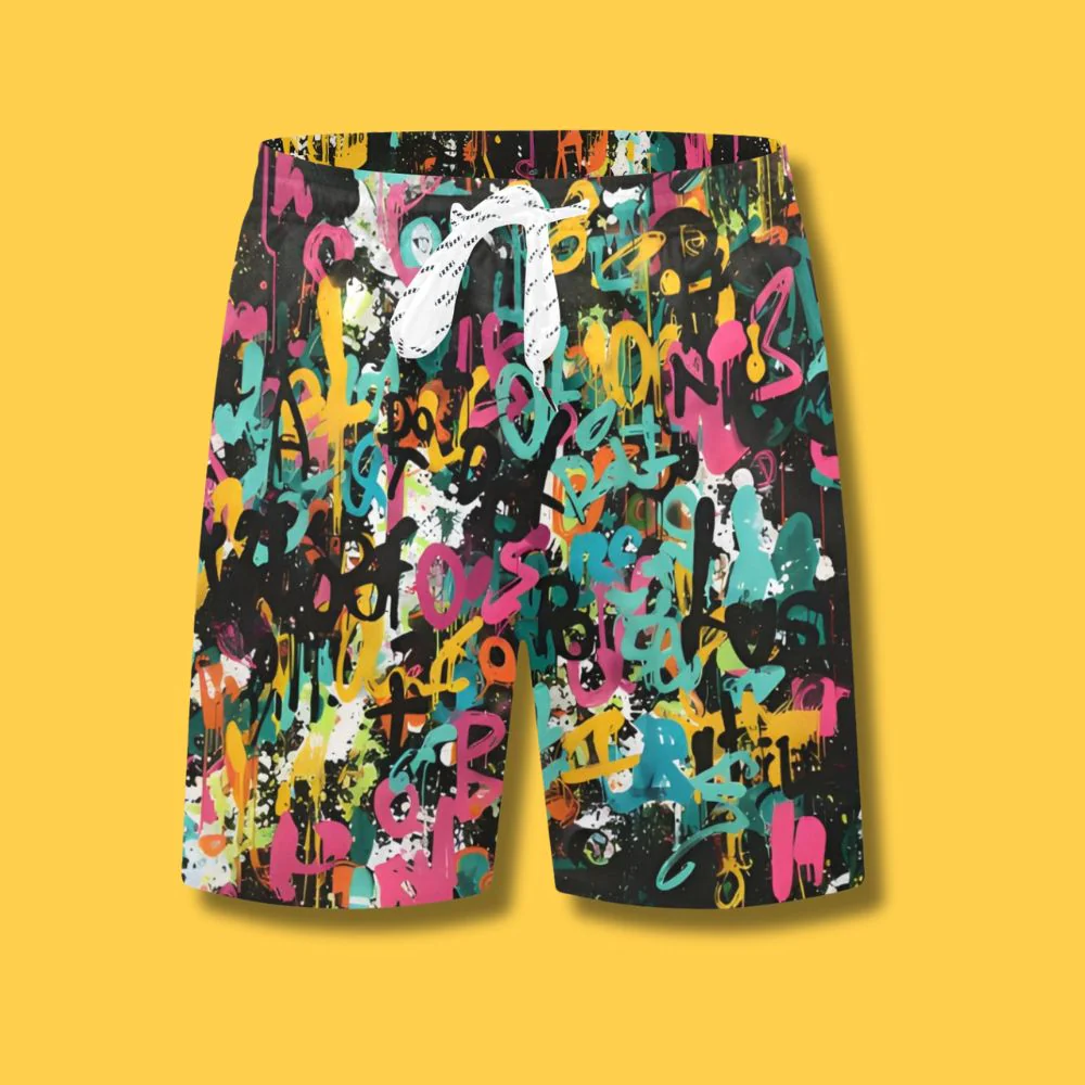 Men's Mid-Length Beach Shorts Harlem