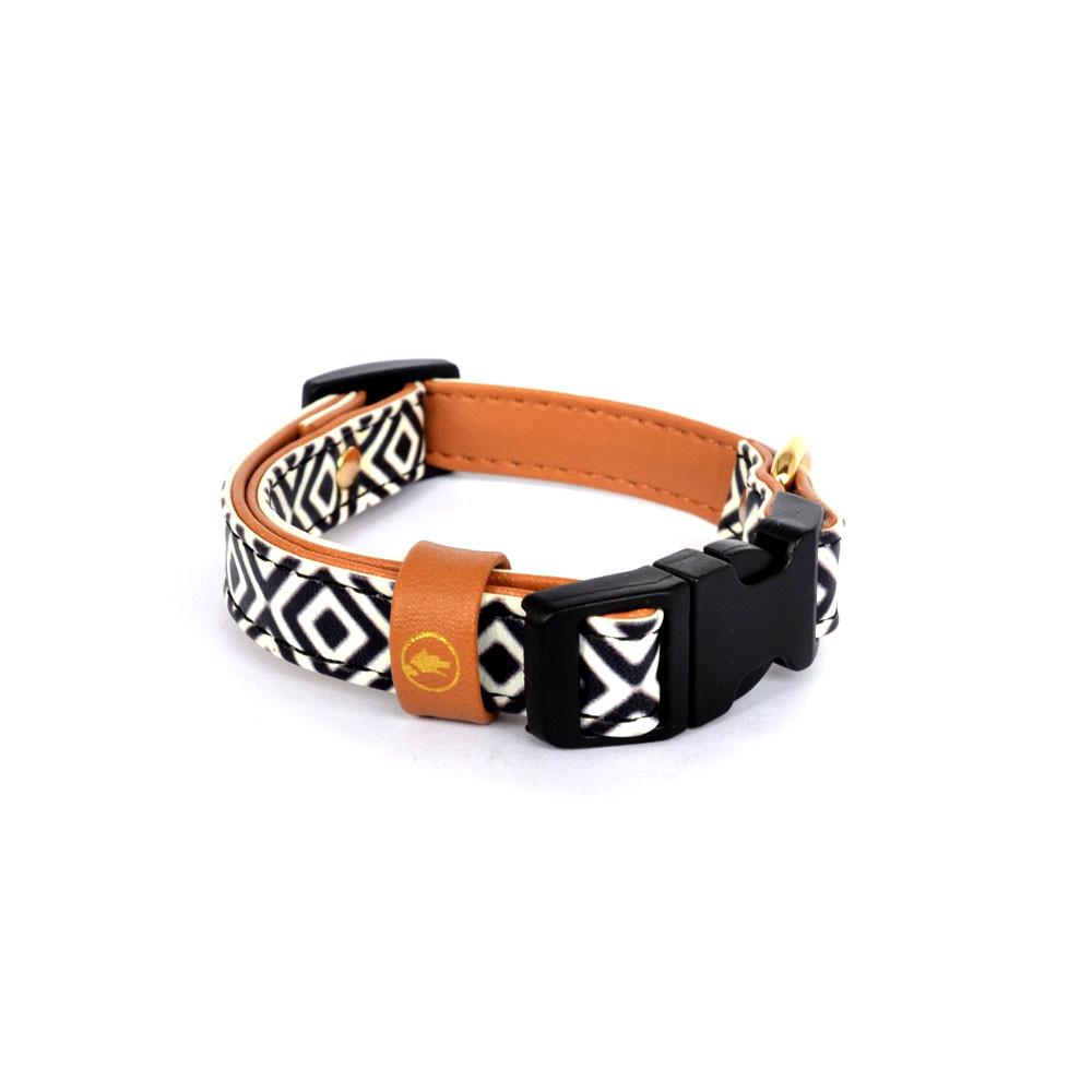"BW Squary" Cat Collar