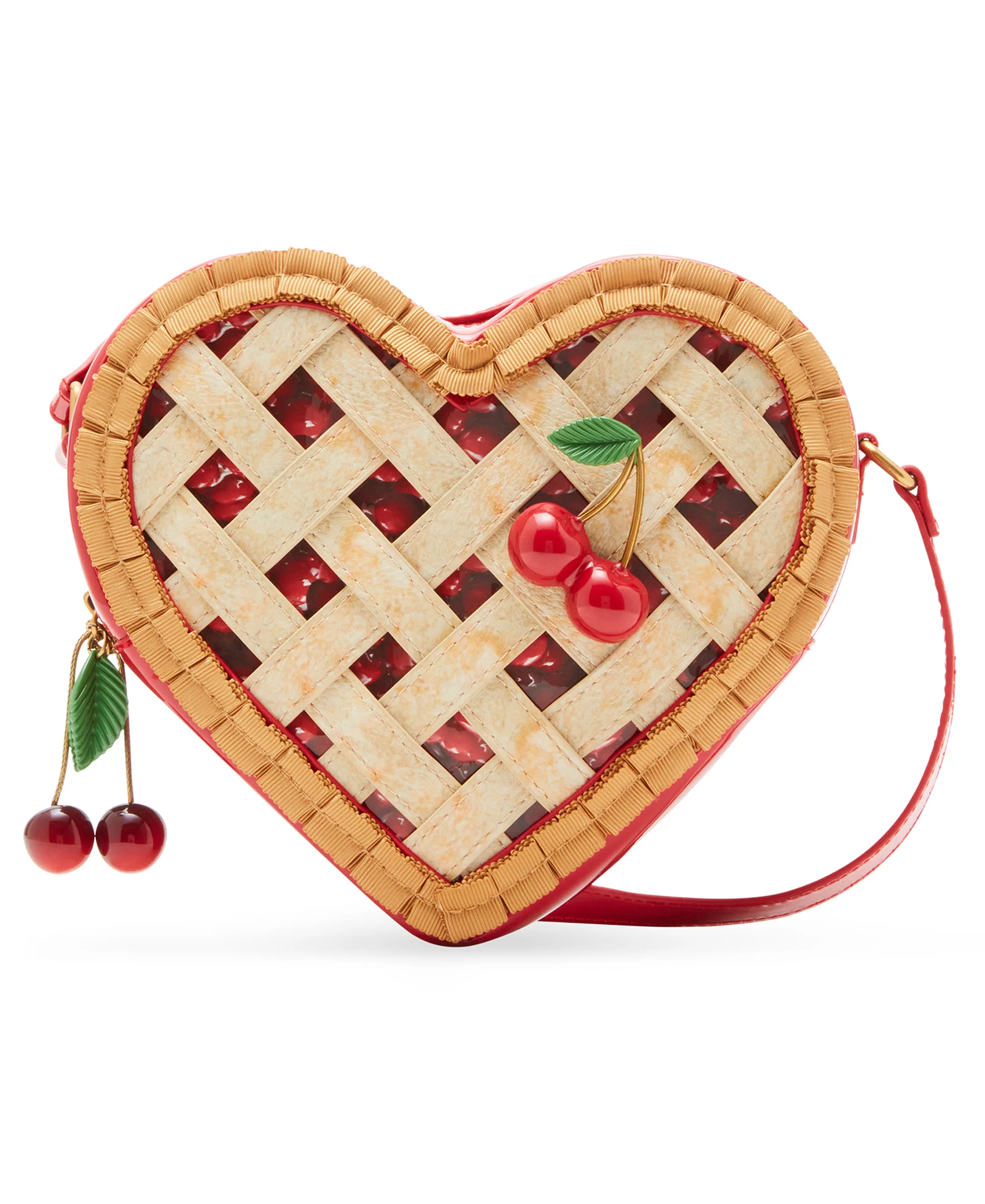 Betsey Johnson Kitsch Sweet As Cherry Pie Crossbody Bag