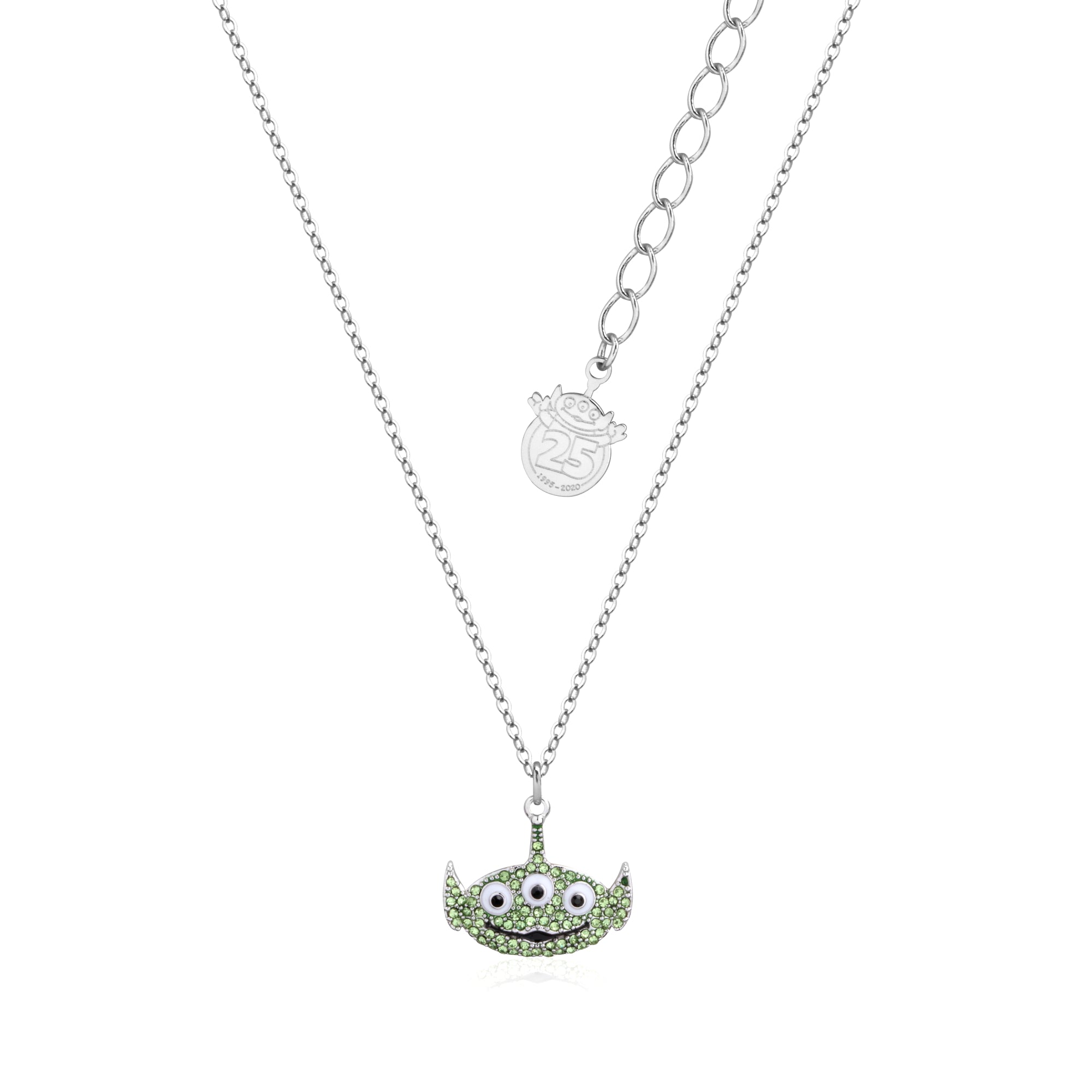 Disney Pixar by Couture Kingdom Toy Story Alien Crystal Necklace