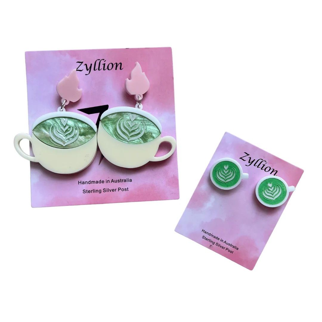 Matcha Latte Earrings