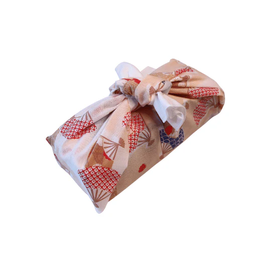 Tenugui Cloth Wrap - Fan Print