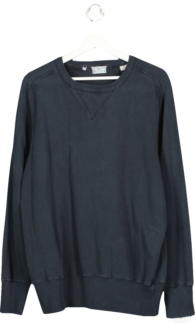 levis Blue Vintage Clothing Bay Meadows Sweatshirt UK L