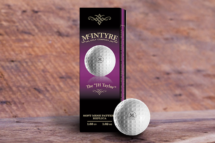 McIntyre - The “JH Taylor” replica golf balls