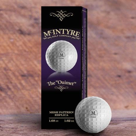 McIntyre - Replica Golf Balls “Ouimet” 3-Ball Sleeve