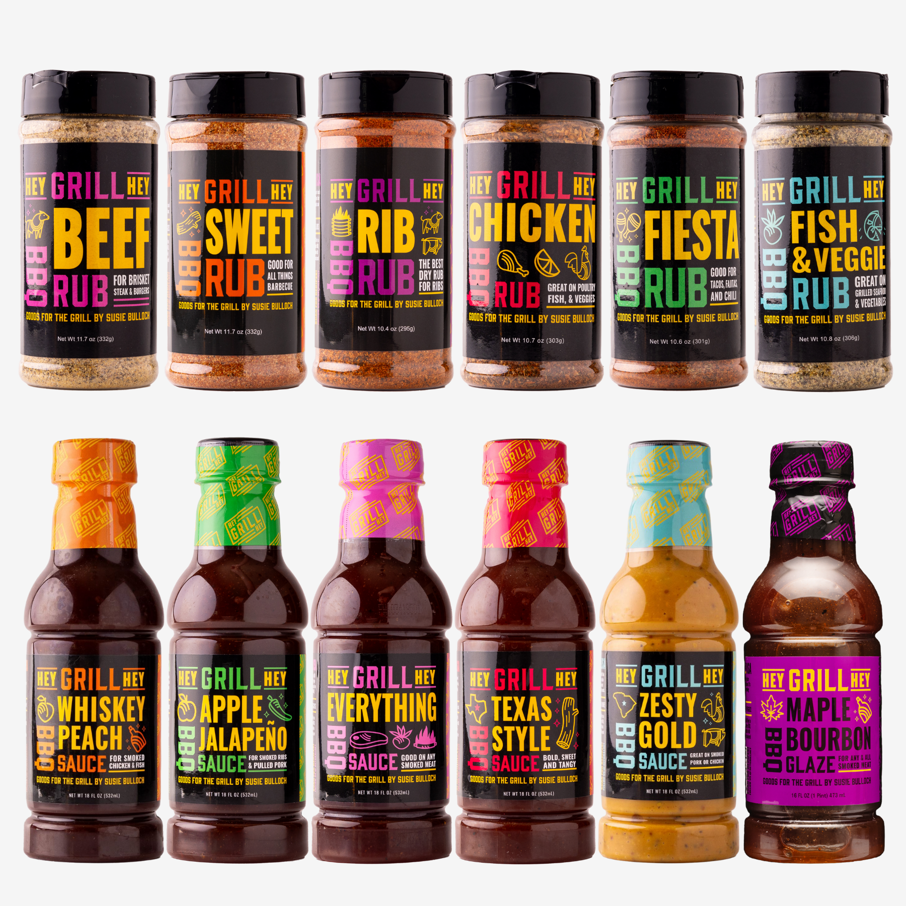 12 Pack - Rubs & Sauces