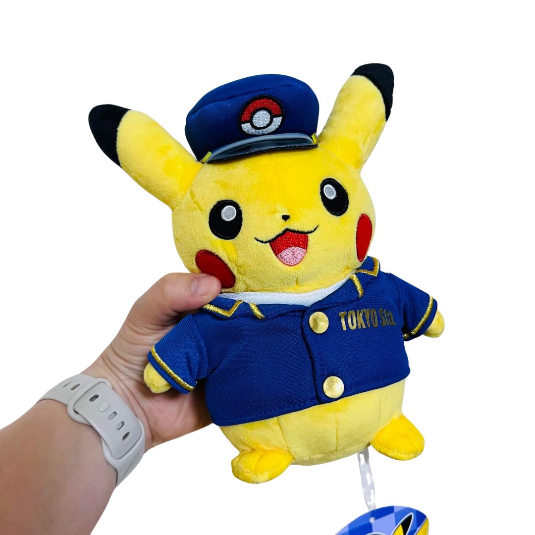 Stationmaster Pikachu Pokémon Tokyo Station Shop Ver Uniform Plush Toy