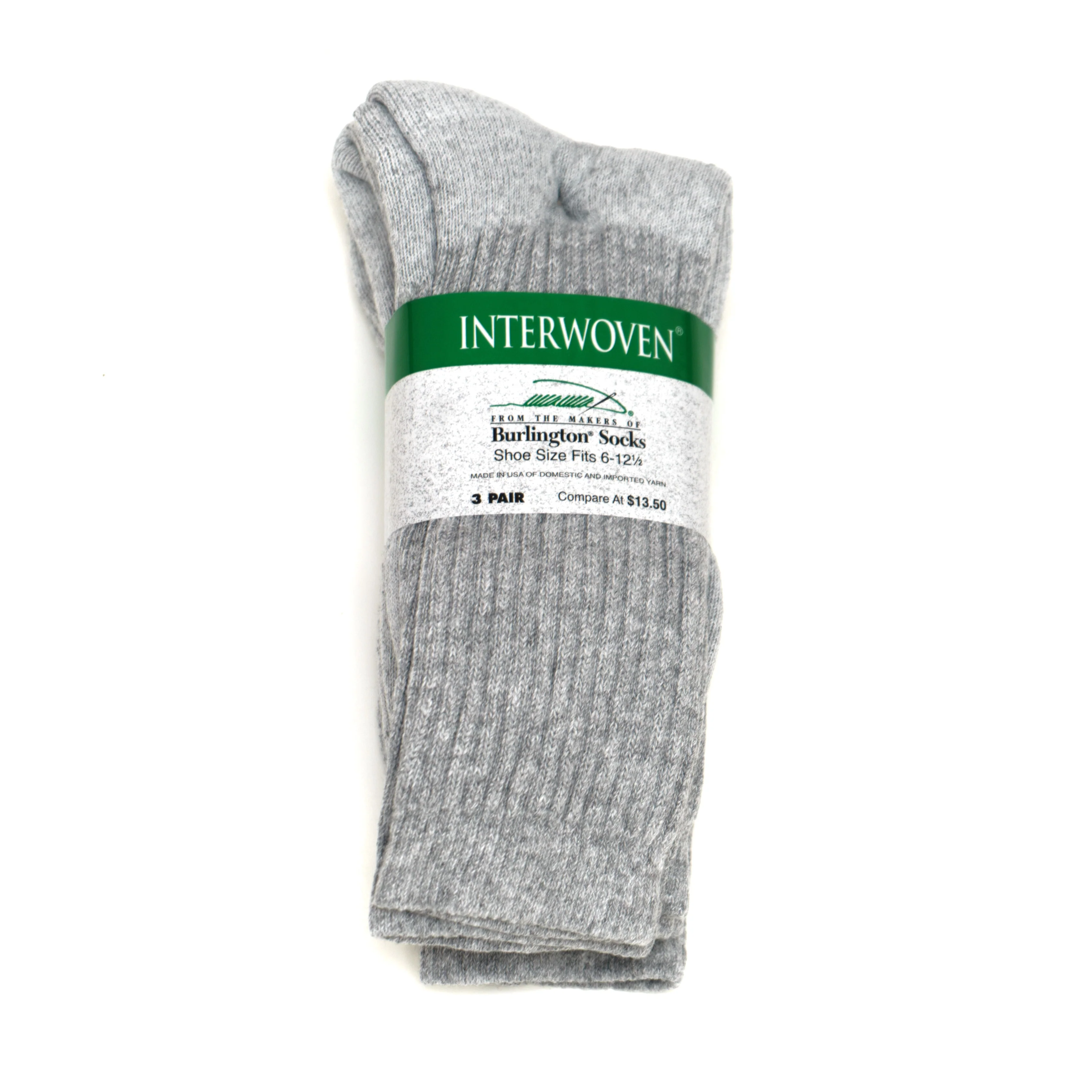 INTERWOVEN ATHLETIC CASUAL COTTON CUSHION CREW