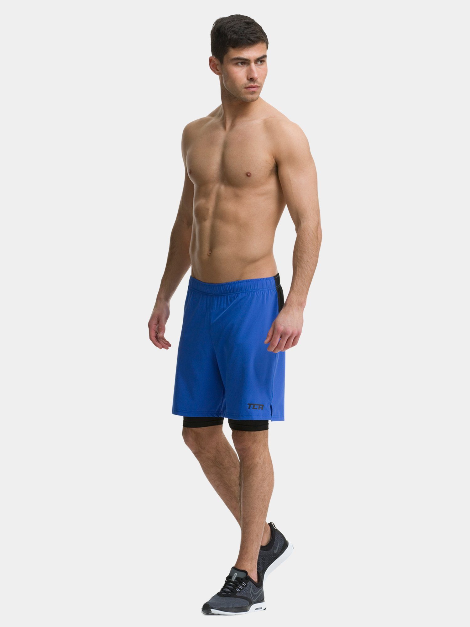 Ultra 2-in-1 Running Short For Men With Back Zip Pocket & Internal Compression Lining