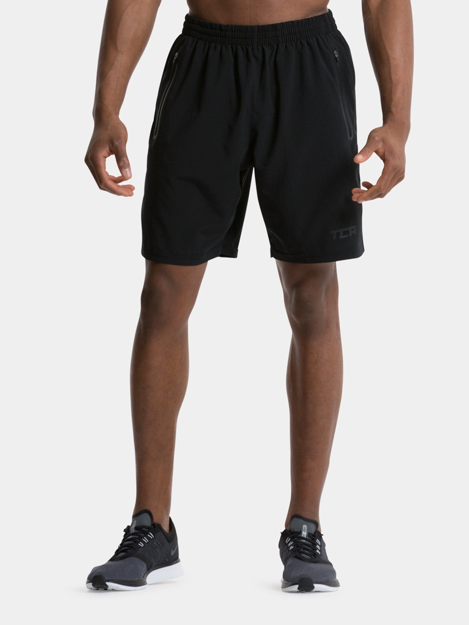 Elite Tech Gym Running Shorts For Men With Zip Pockets