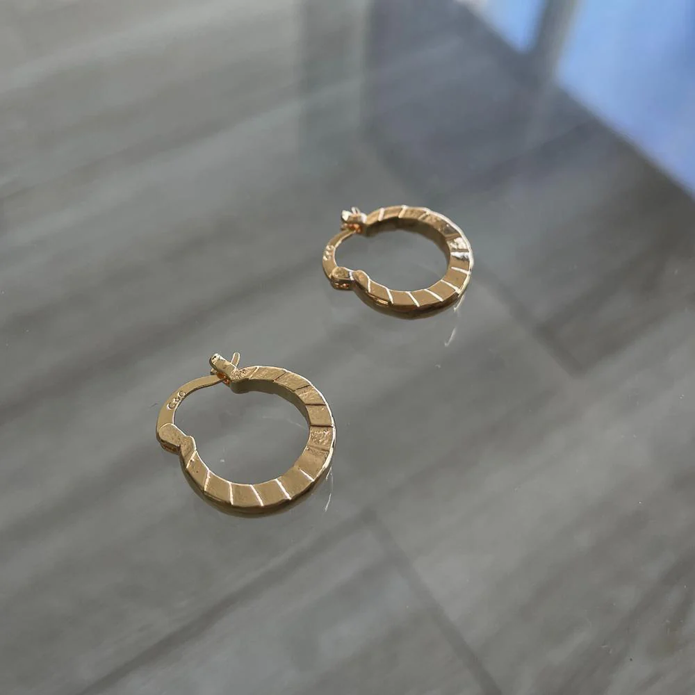 Mykonos Huggie Hoop Earrings