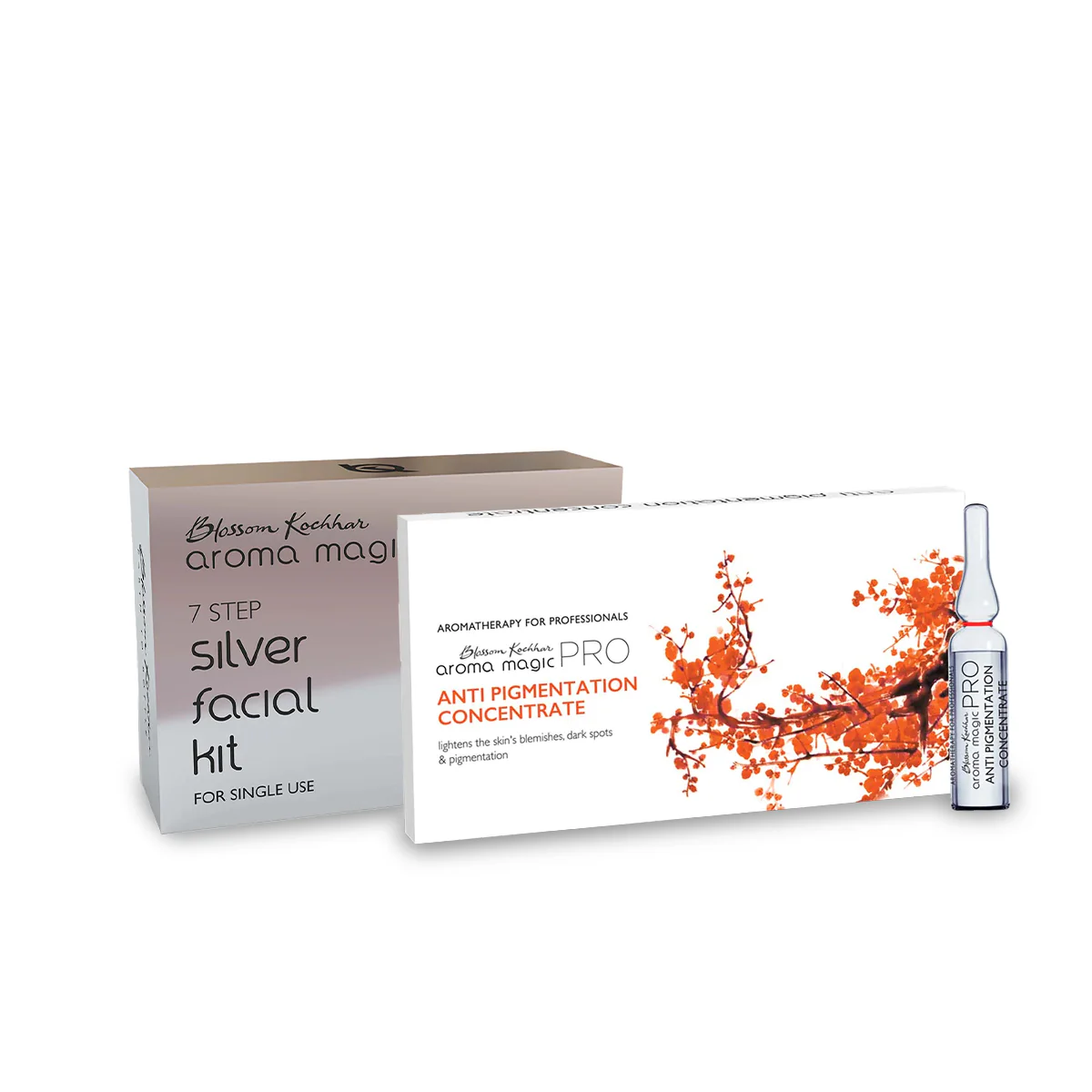 Silver Facial Kit - Single Use + Anti Pigmentation Concentrate(PRO) - 10*2ml