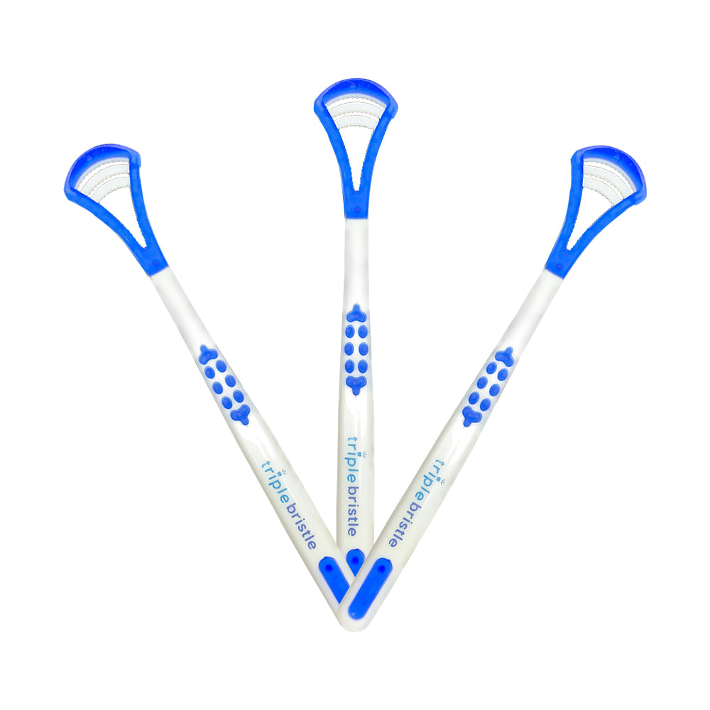 Triple Bristle Tongue Cleaners
