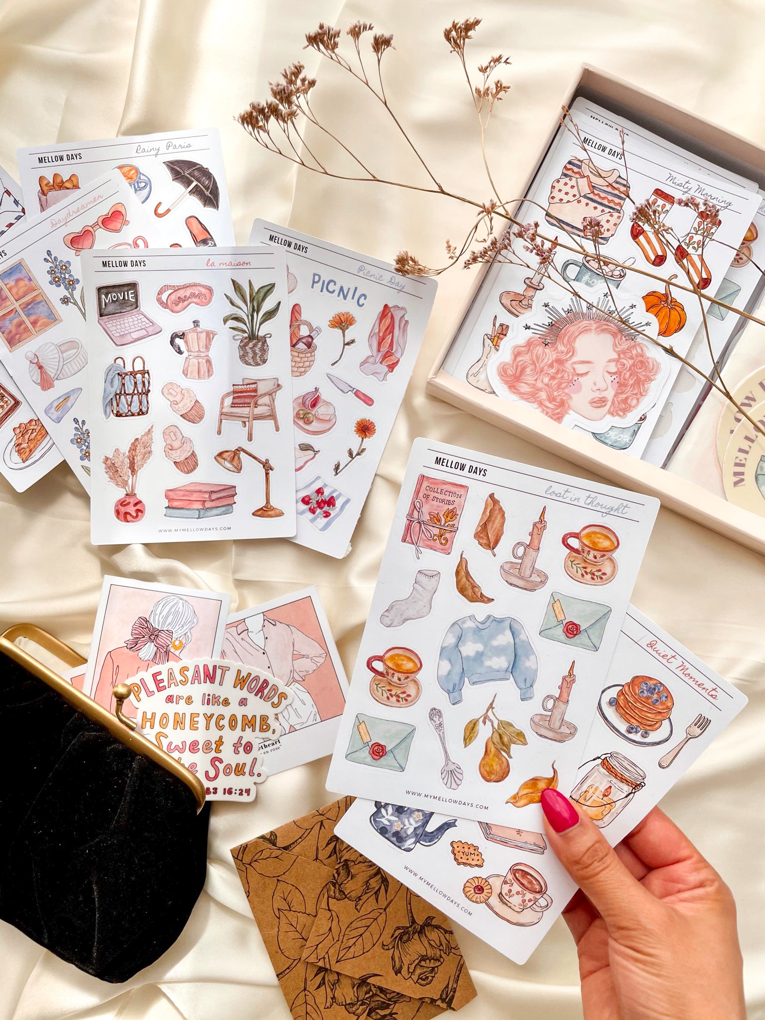 Handmade Sticker Sheets