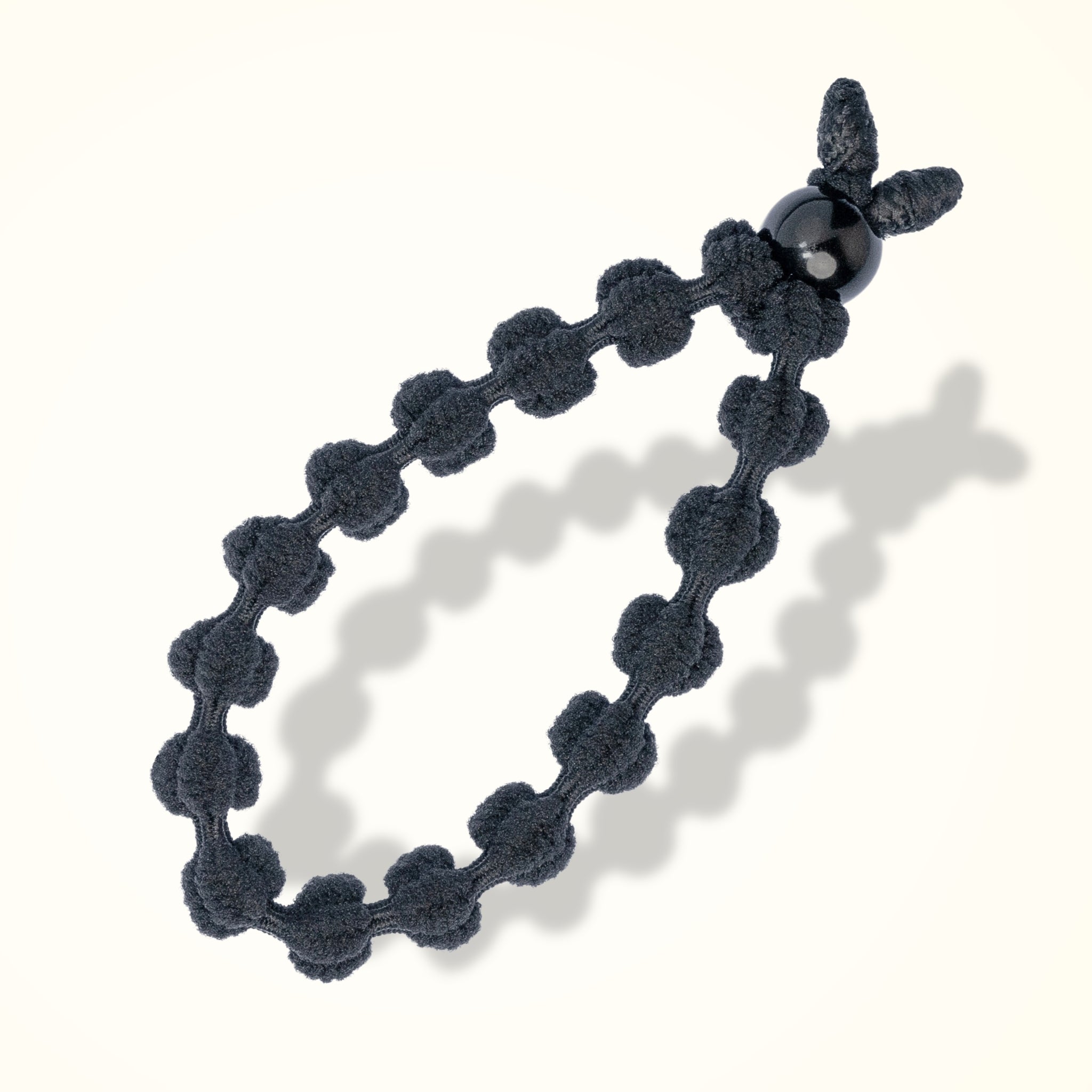 LUXe Compression Tech Scrunchies - Black Plush
