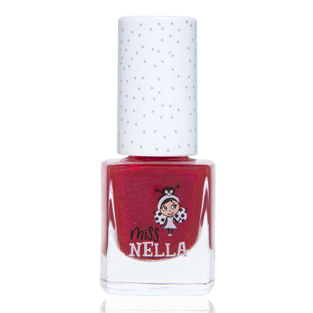 Jazzberry Jam: 4ml Deep Purple Glitter Kids' Nail Polish
