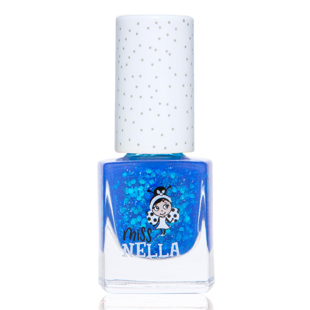 Cool Kid 4ml: Electrifying Blue Children's Nail Polish